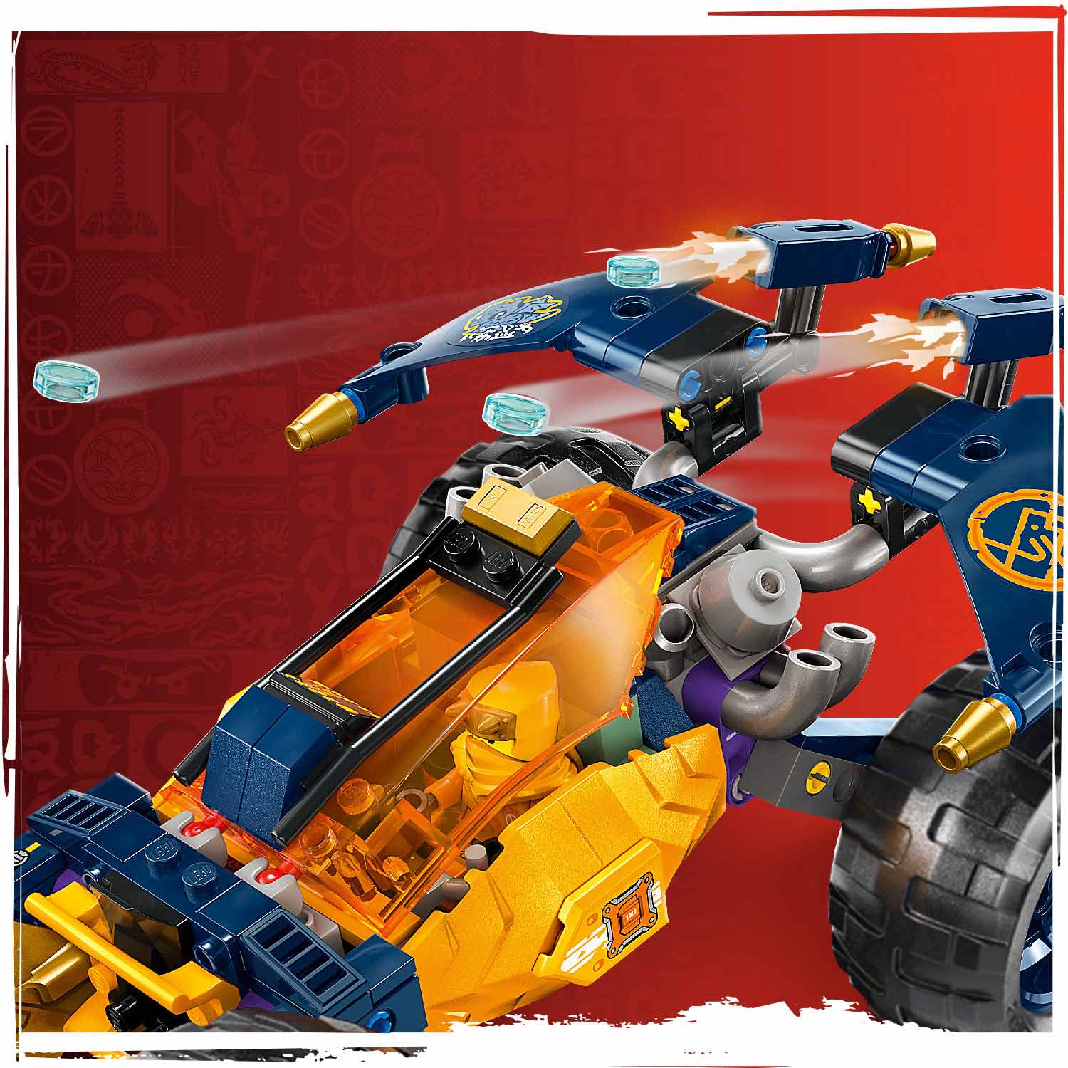 Lego Ninjago Carro Buggy Todo-O-Terreno Ninja Do Arin 71811 ( Imagem 4 de 4 ) - Preview