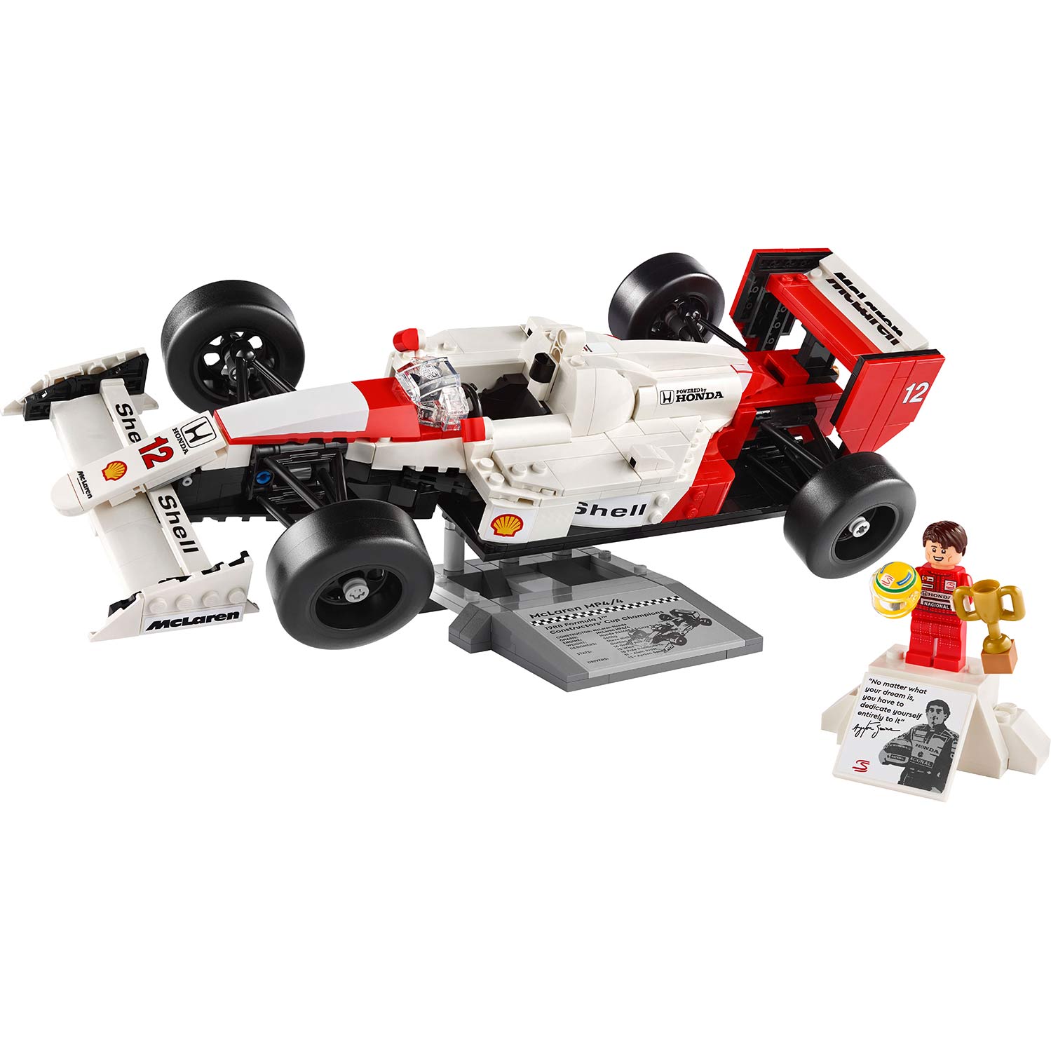Lego 10330 - Icons: McLaren MP4/4 e Ayrton Senna ( Imagem 3 de 4 ) - Preview