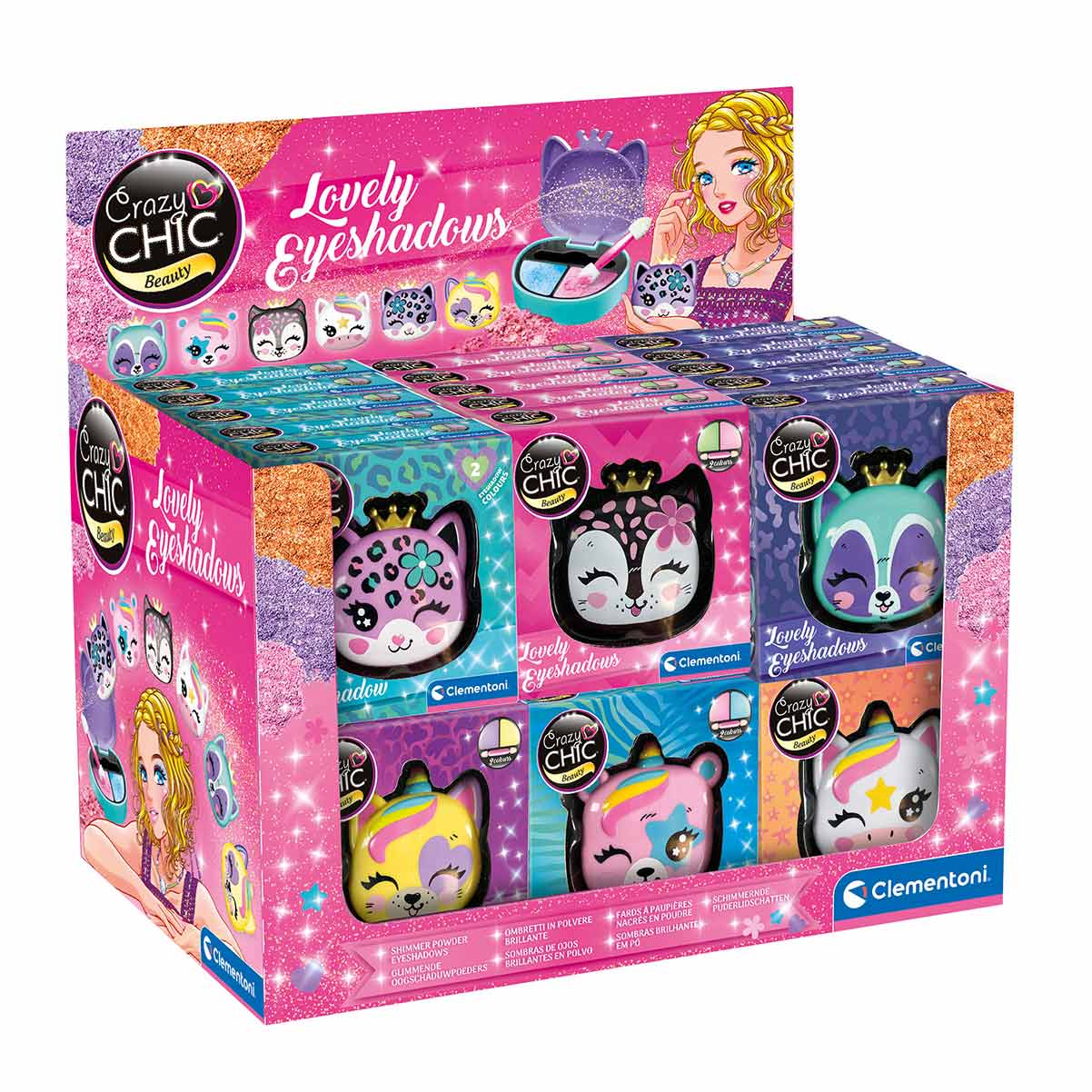 Crazy Chic Lovely Eyeshadows Clementoni Sortido 18825 ( Imagem 2 de 2 ) - Preview