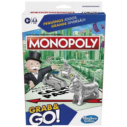Monopoly Grab & Go! (de viagem) ( Imagem 2 de 3 ) - Preview