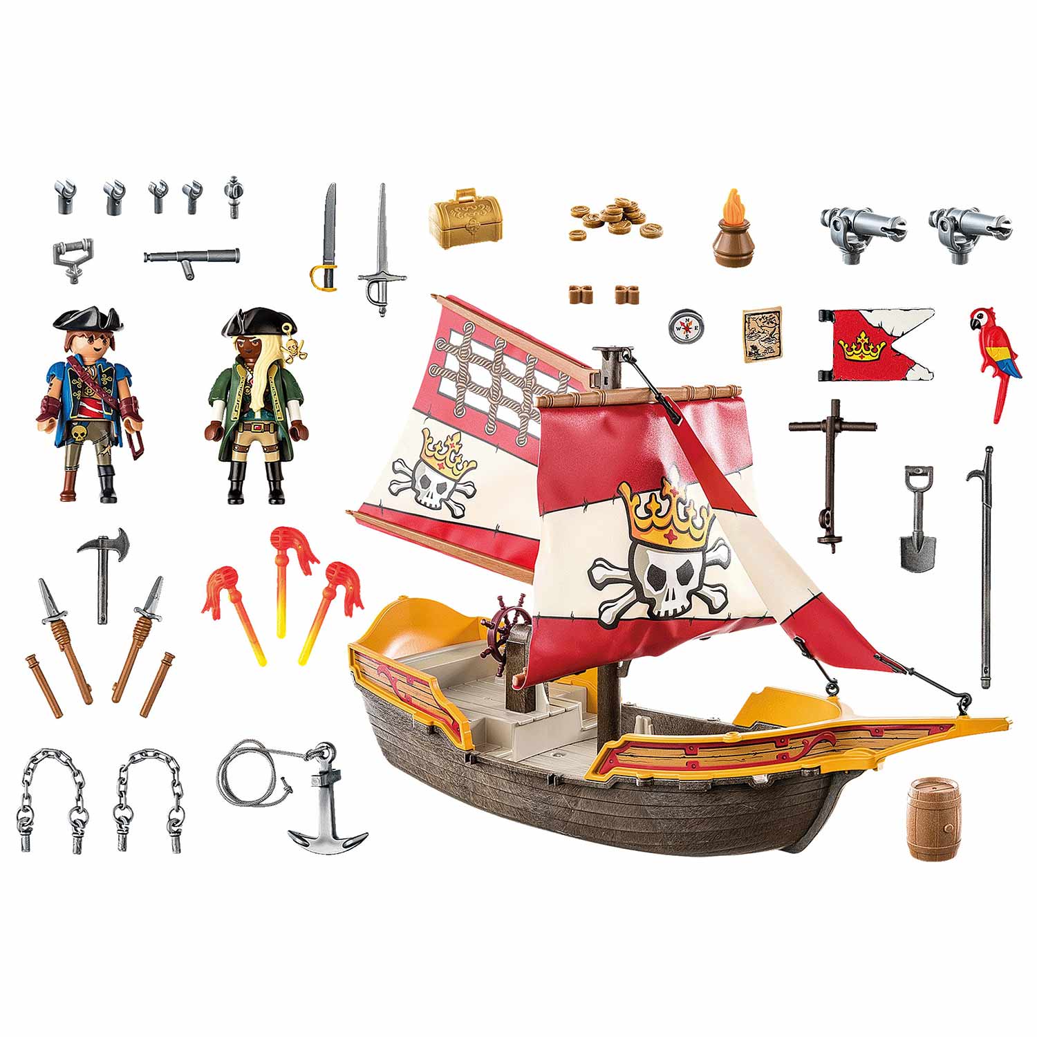 Playmobil Pirates - Barco Pirata 71418 ( Imagem 2 de 4 ) - Preview
