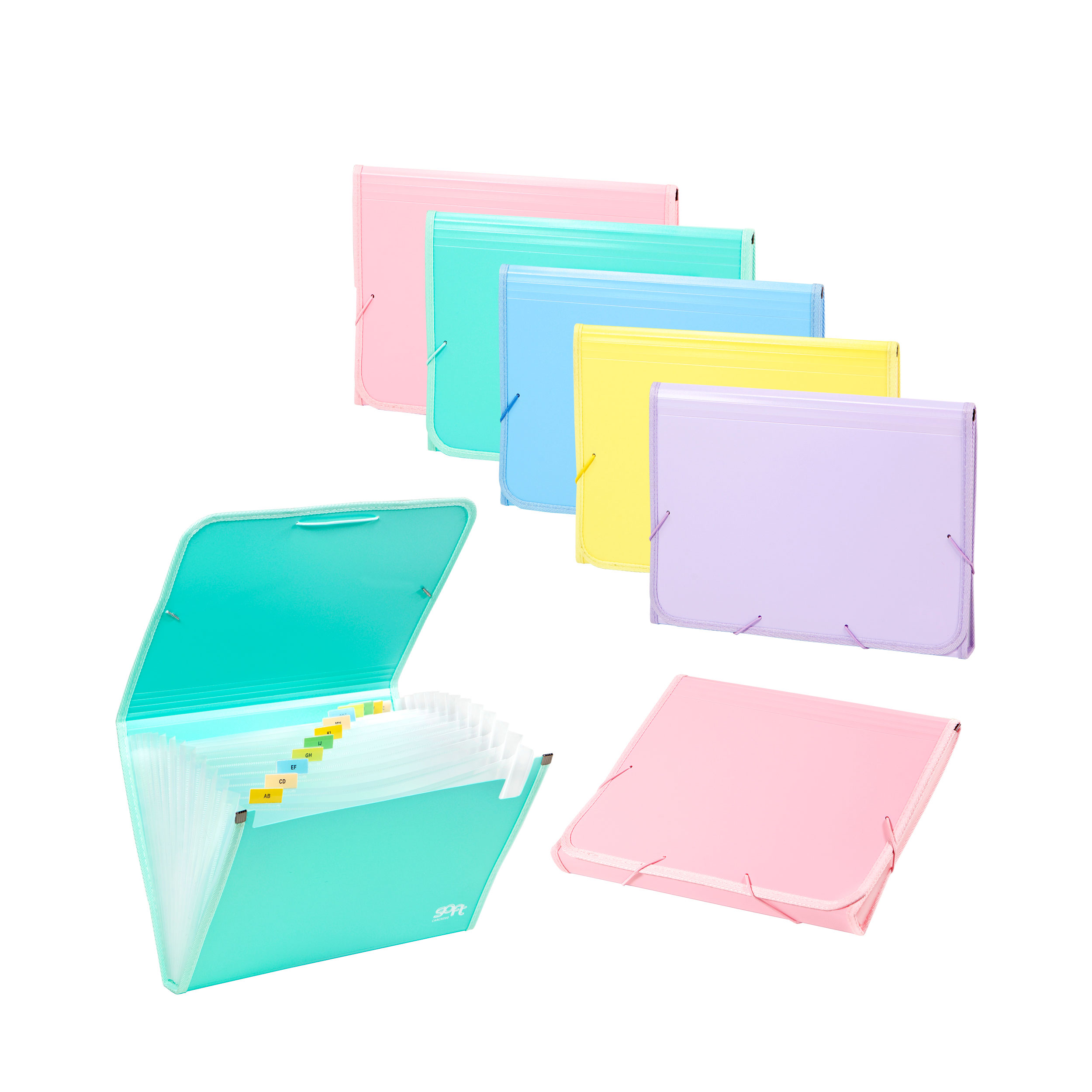 Classificador Carchivo Soft Folio 250X365X50Mm 13 Divisorias Pp Malva Pastel 19260014 ( Imagem 2 de 2 ) - Preview