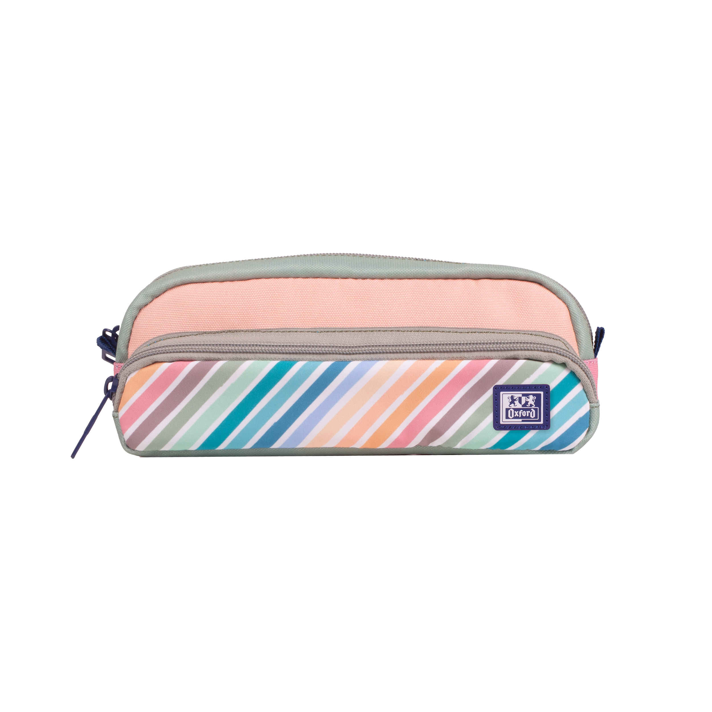 Estojo Escolar Oxford Color Block Reversivel Duplo Sortido 400182939 ( Imagem 2 de 3 ) - Preview