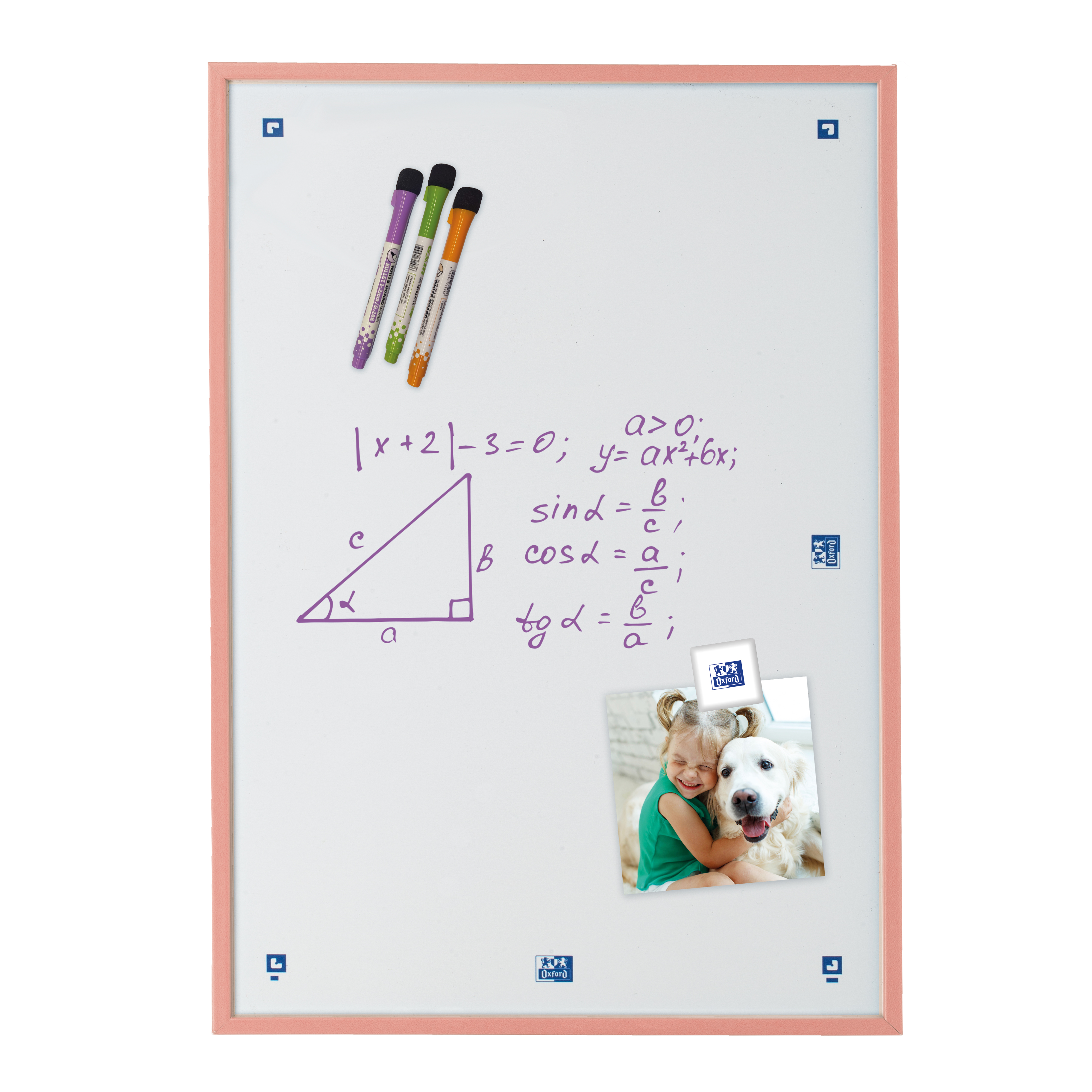 Quadro Branco Magnetico A3 Oxford Com Scribzee Moldura Pessego 400185982 ( Imagem 2 de 3 ) - Preview