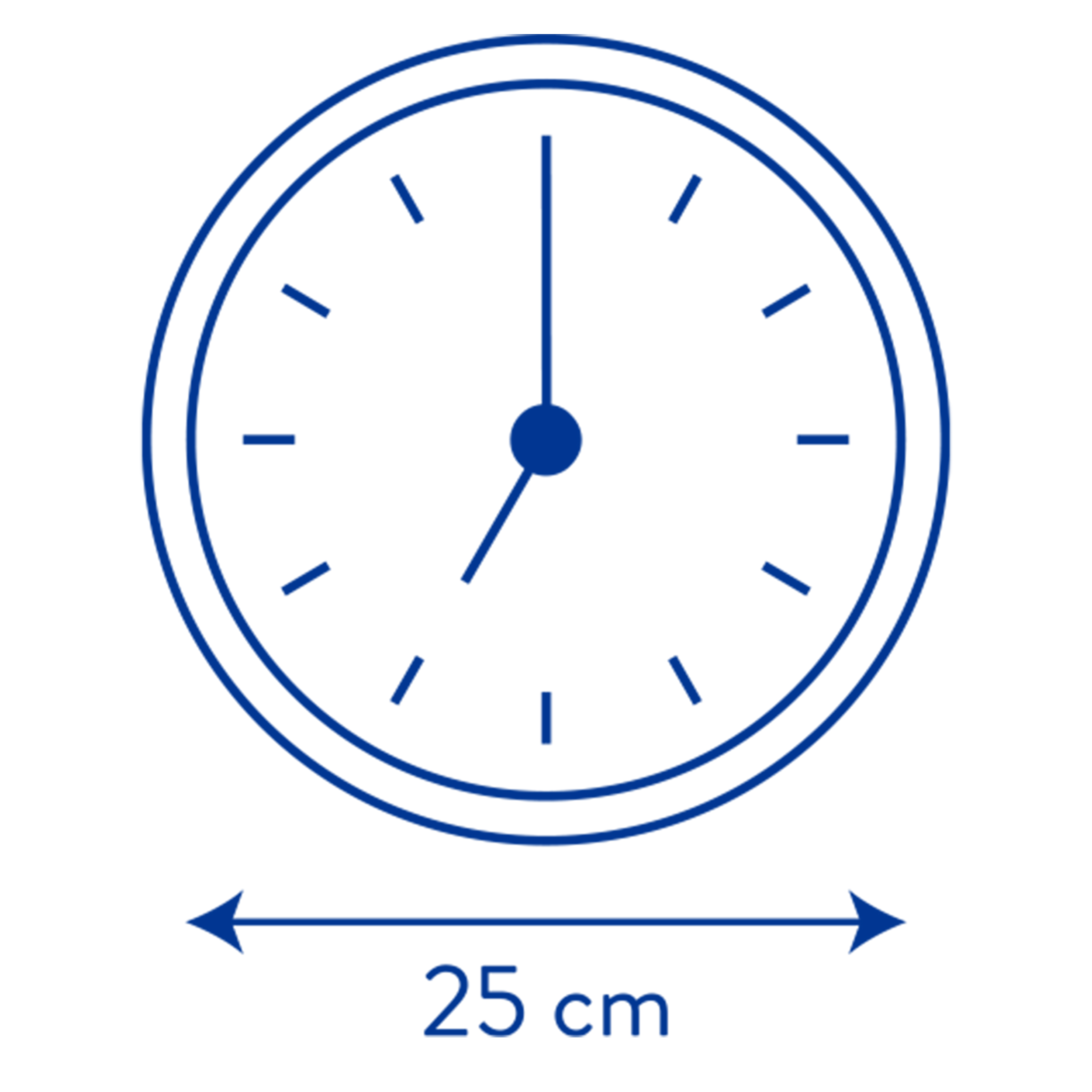 Relogio De Parede Oxford 25Cm Laranja 400185247 ( Imagem 2 de 2 ) - Preview