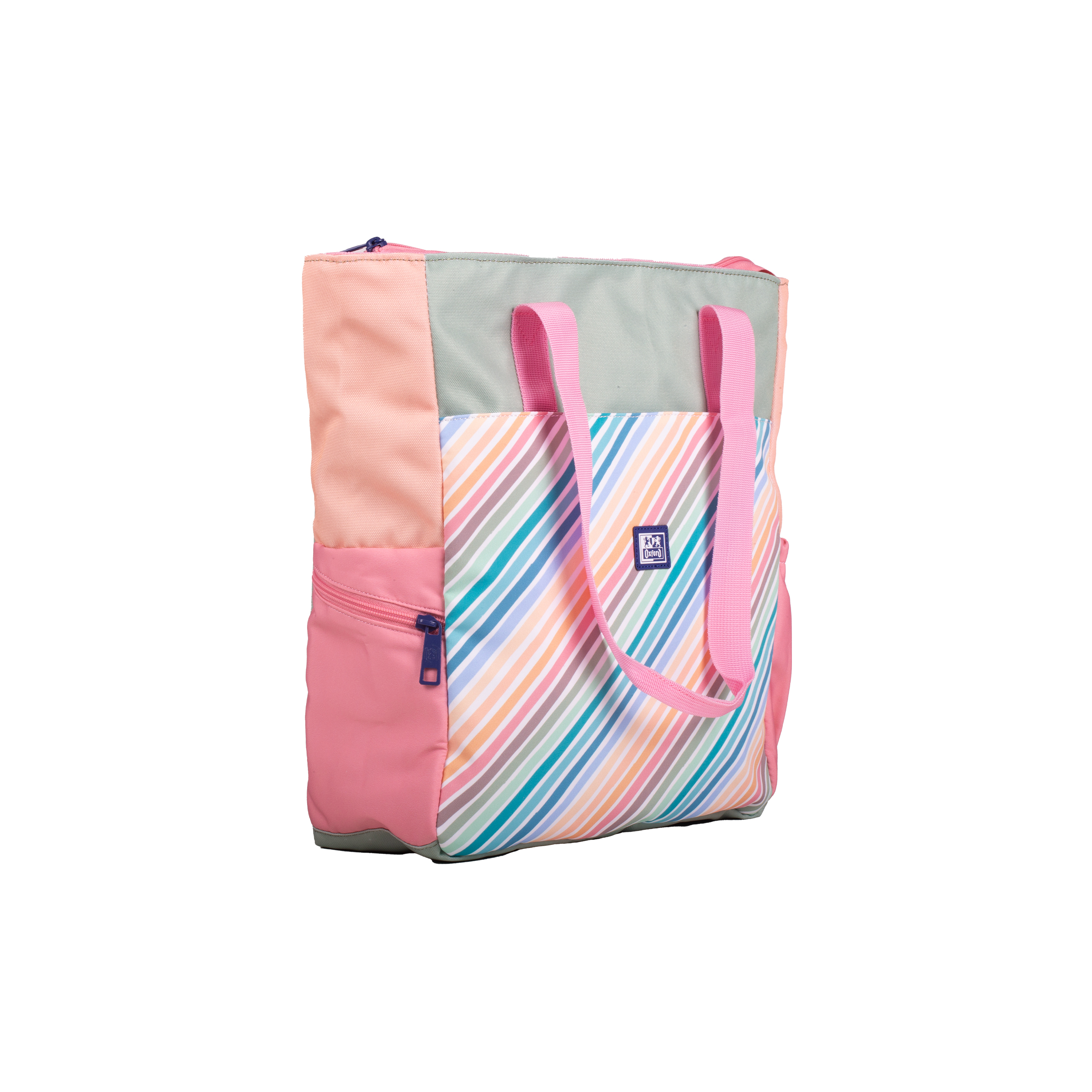 Tote Bag Oxford Color Block Reversivel 38X34X12Cm 400182983 ( Imagem 3 de 4 ) - Preview