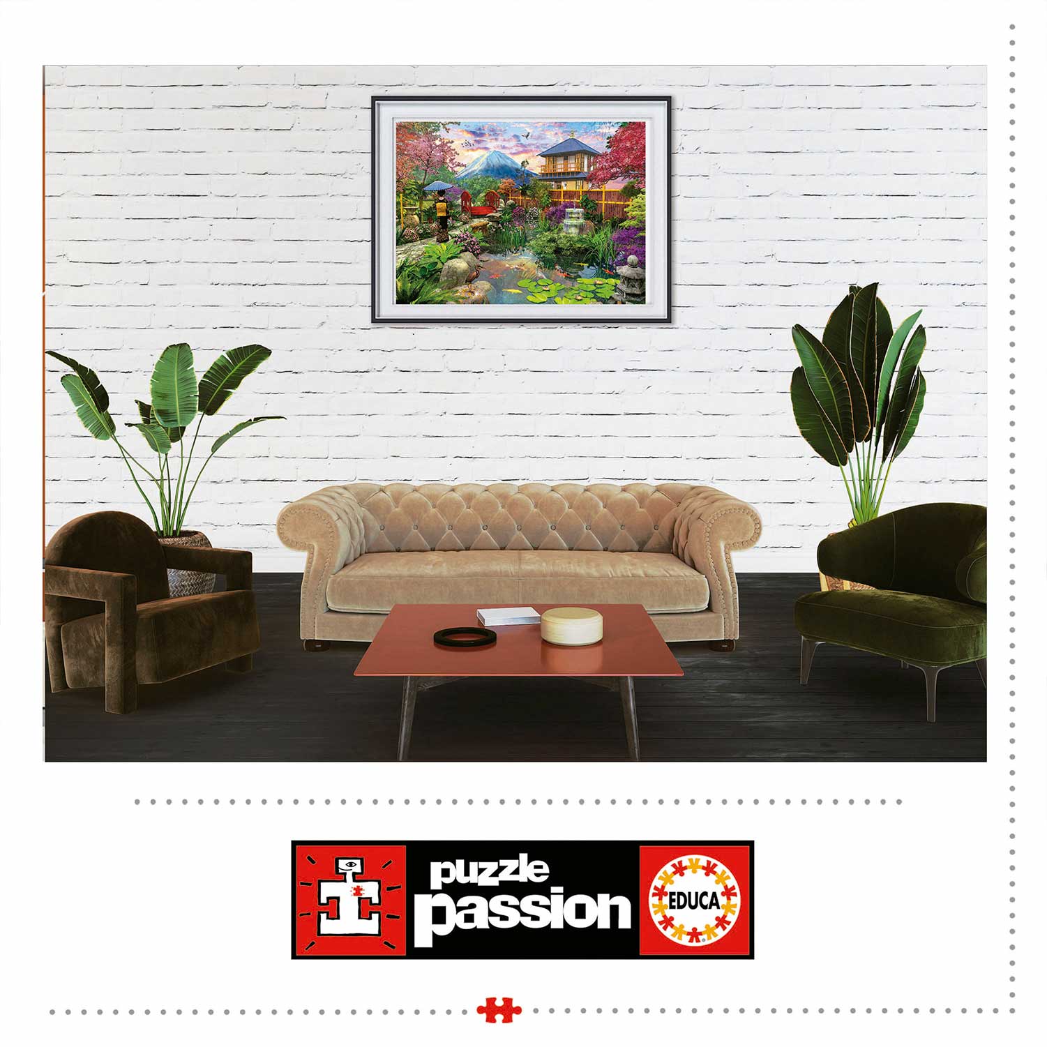 Puzzle Educa 1500 Pecas Jardim Japones 19937 ( Imagem 2 de 2 ) - Preview