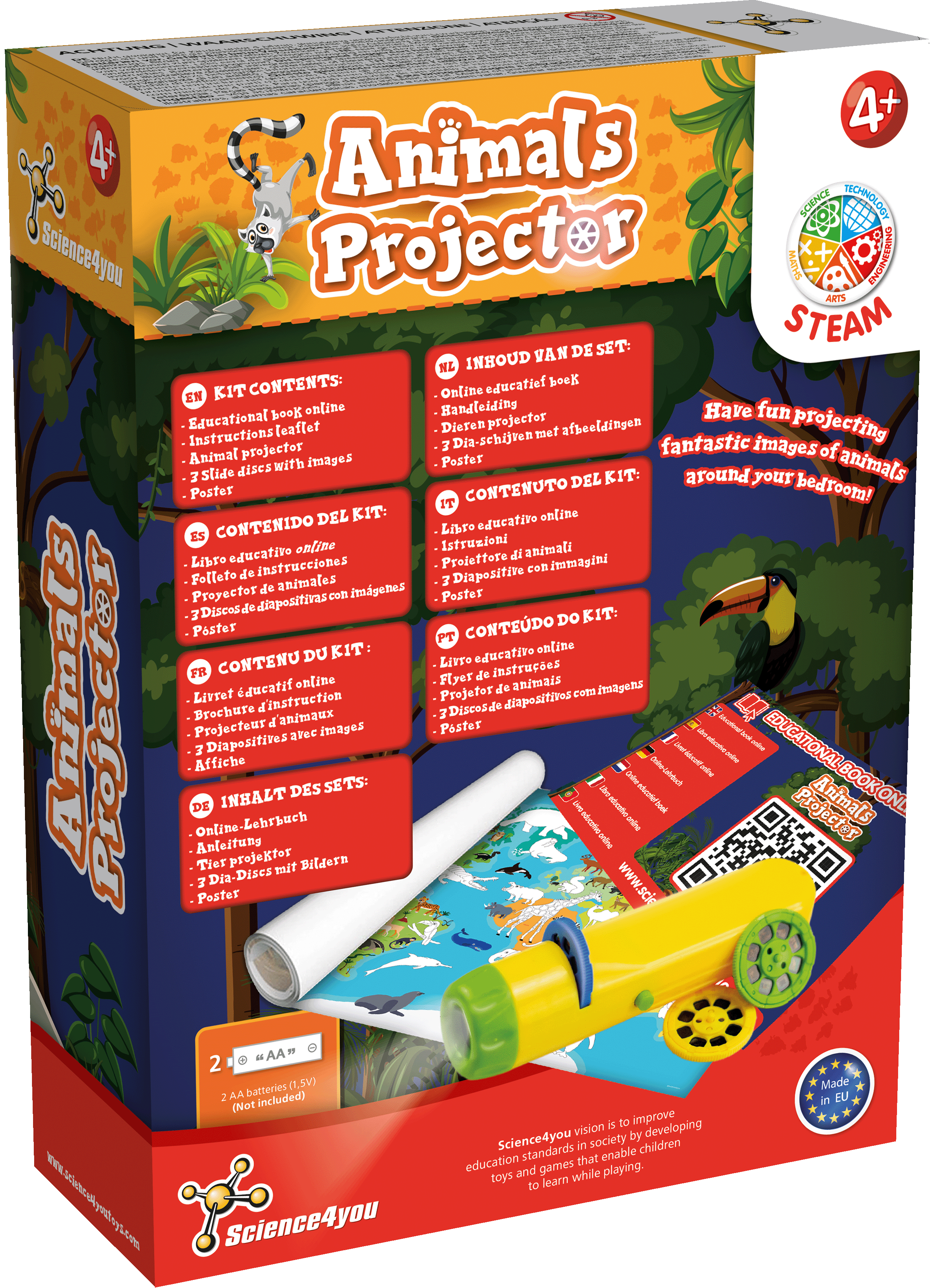 Science4you Projetor Lanterna de Animais ( Imagem 2 de 8 ) - Preview