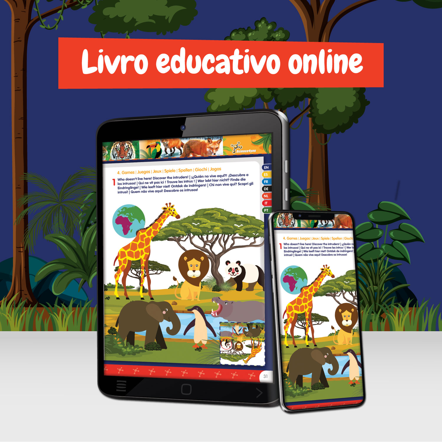 Science4you Projetor Lanterna de Animais ( Imagem 5 de 8 ) - Preview