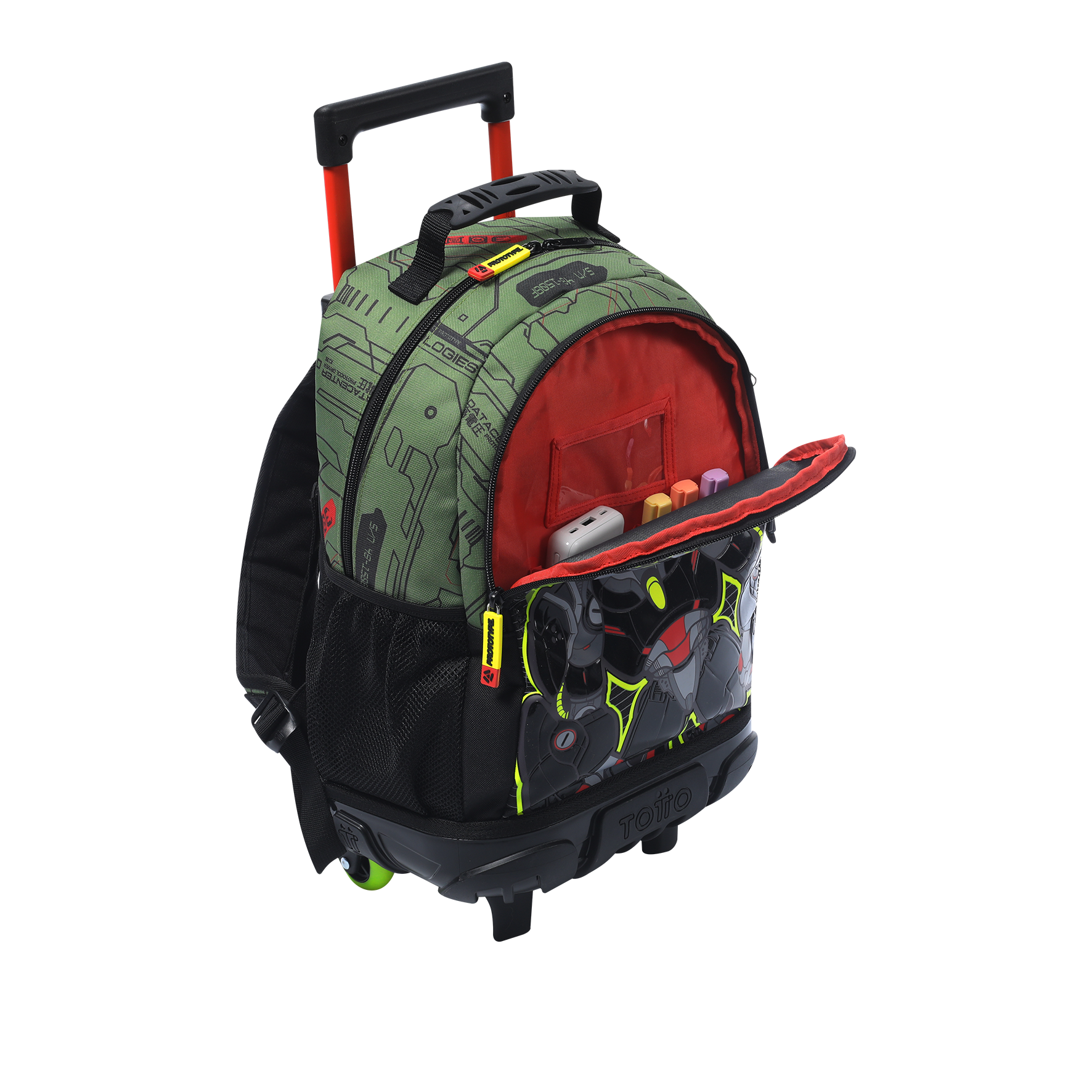 Trolley escolar Totto tamanho m modelo argon  28,5 x 41 x 12,5 cm ( Imagem 3 de 4 ) - Preview