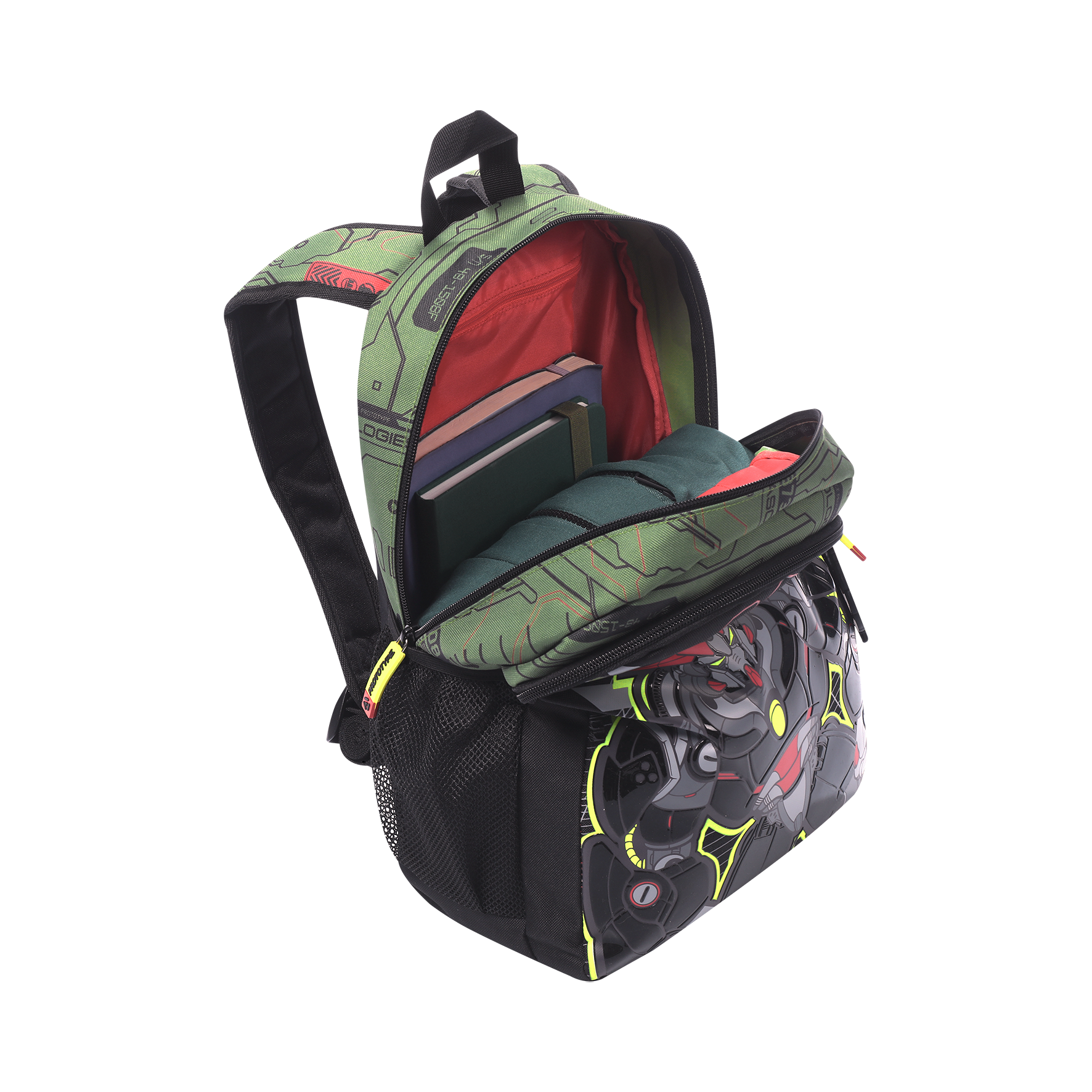 Mochila escolar Totto tamanho m modelo argon para 6 a 7 anos ( Imagem 2 de 3 ) - Preview