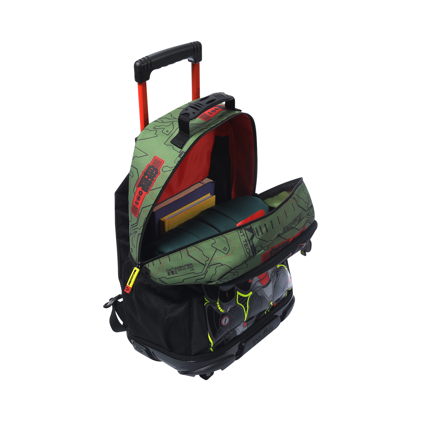 Trolley escolar Totto tamanho l modelo argon para 8 a 10 anos ( Imagem 2 de 4 ) - Preview