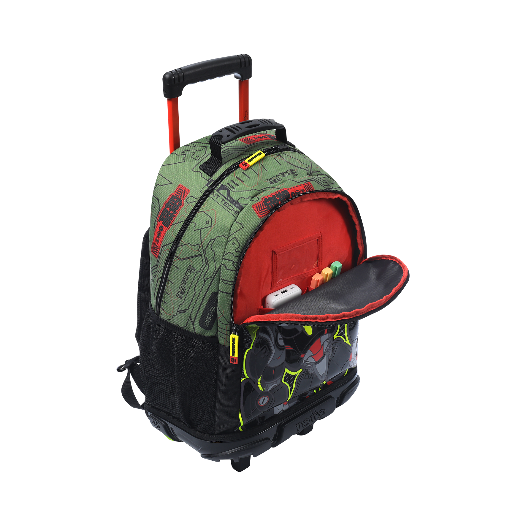 Trolley escolar Totto tamanho l modelo argon para 8 a 10 anos ( Imagem 3 de 4 ) - Preview