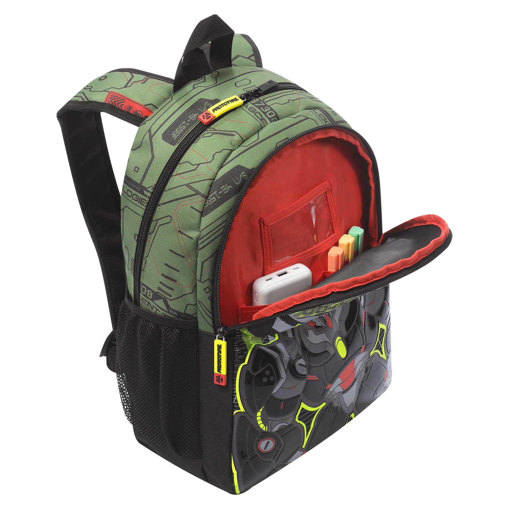 Mochila escolar Totto tamanho m modelo argon para 6 a 7 anos ( Imagem 3 de 3 ) - Preview