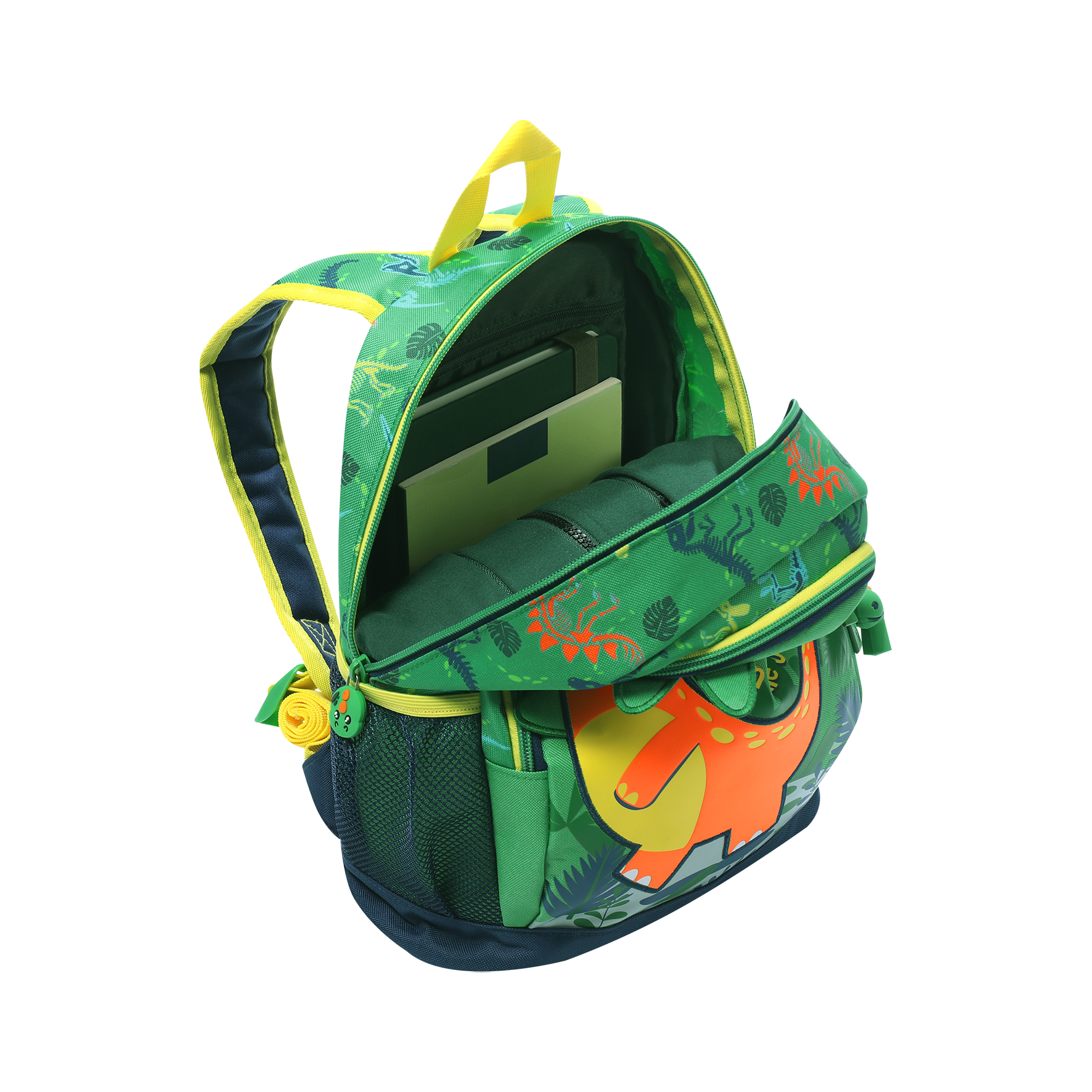 Mochila escolar Totto tamanho m modelo dinomax para 6 a 7 anos ( Imagem 2 de 4 ) - Preview