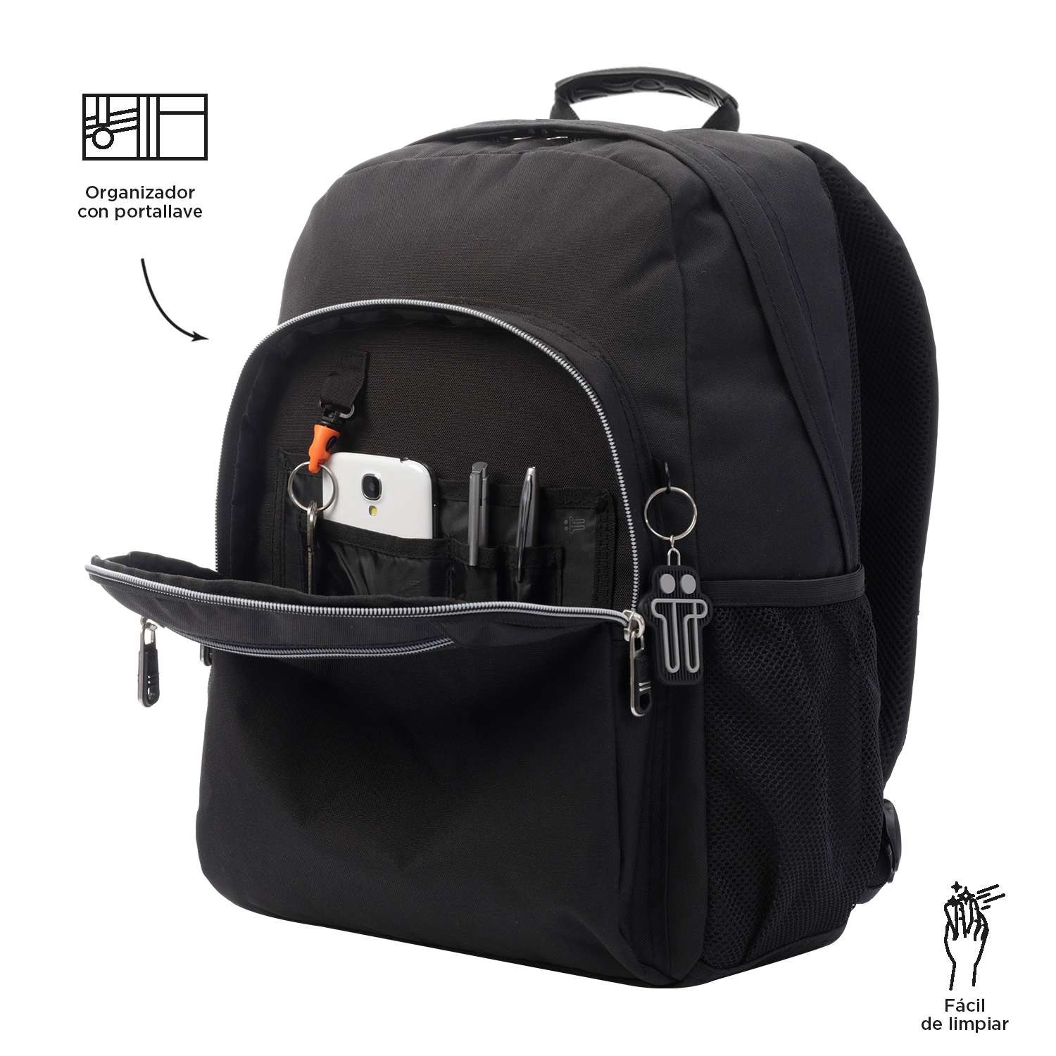 Mochila escolar Totto tamanho l modelo acuarela para 8 a 12 anos ( Imagem 3 de 4 ) - Preview