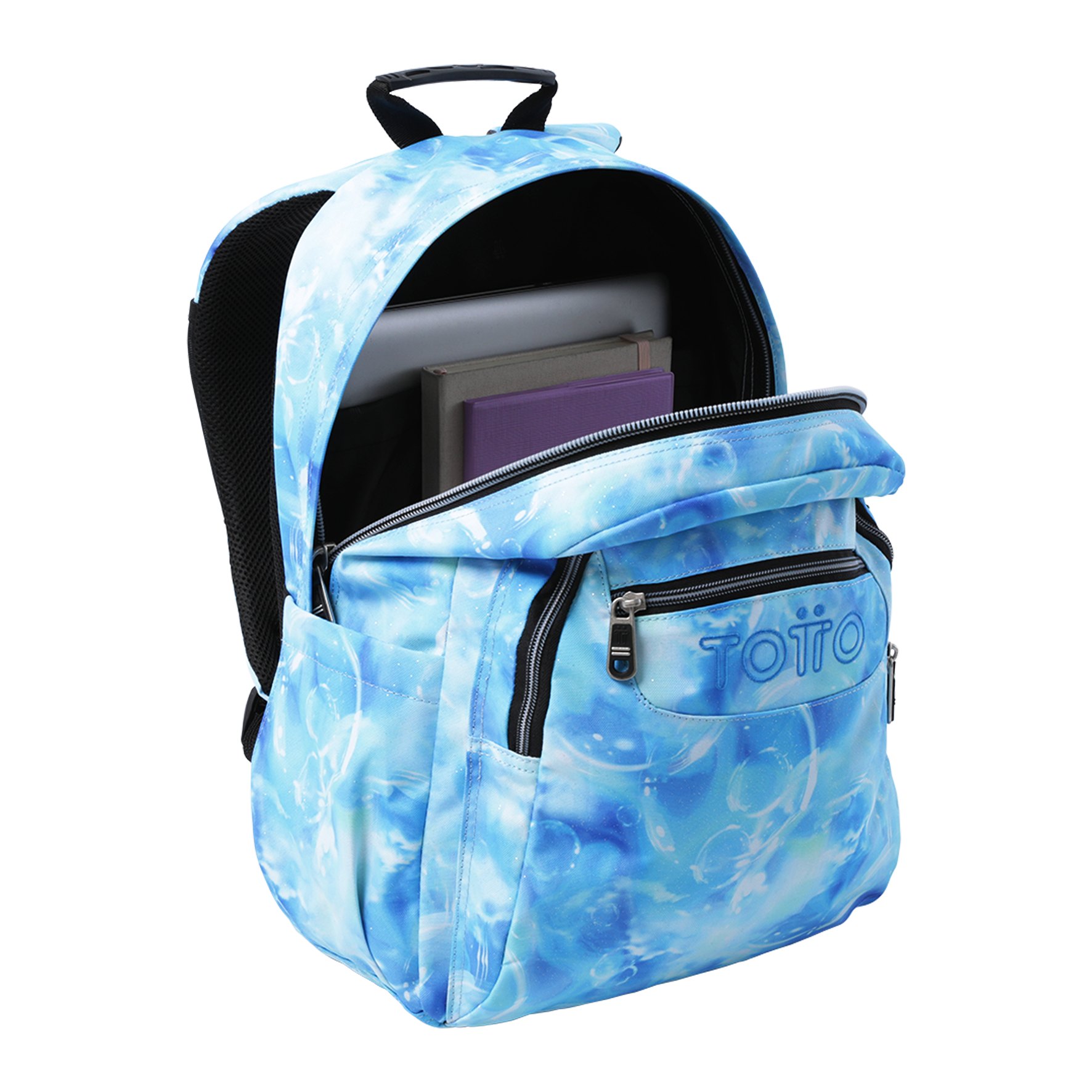 Mochila escolar Totto tamanho l modelo acuarela para 8 a 12 anos ( Imagem 3 de 4 ) - Preview