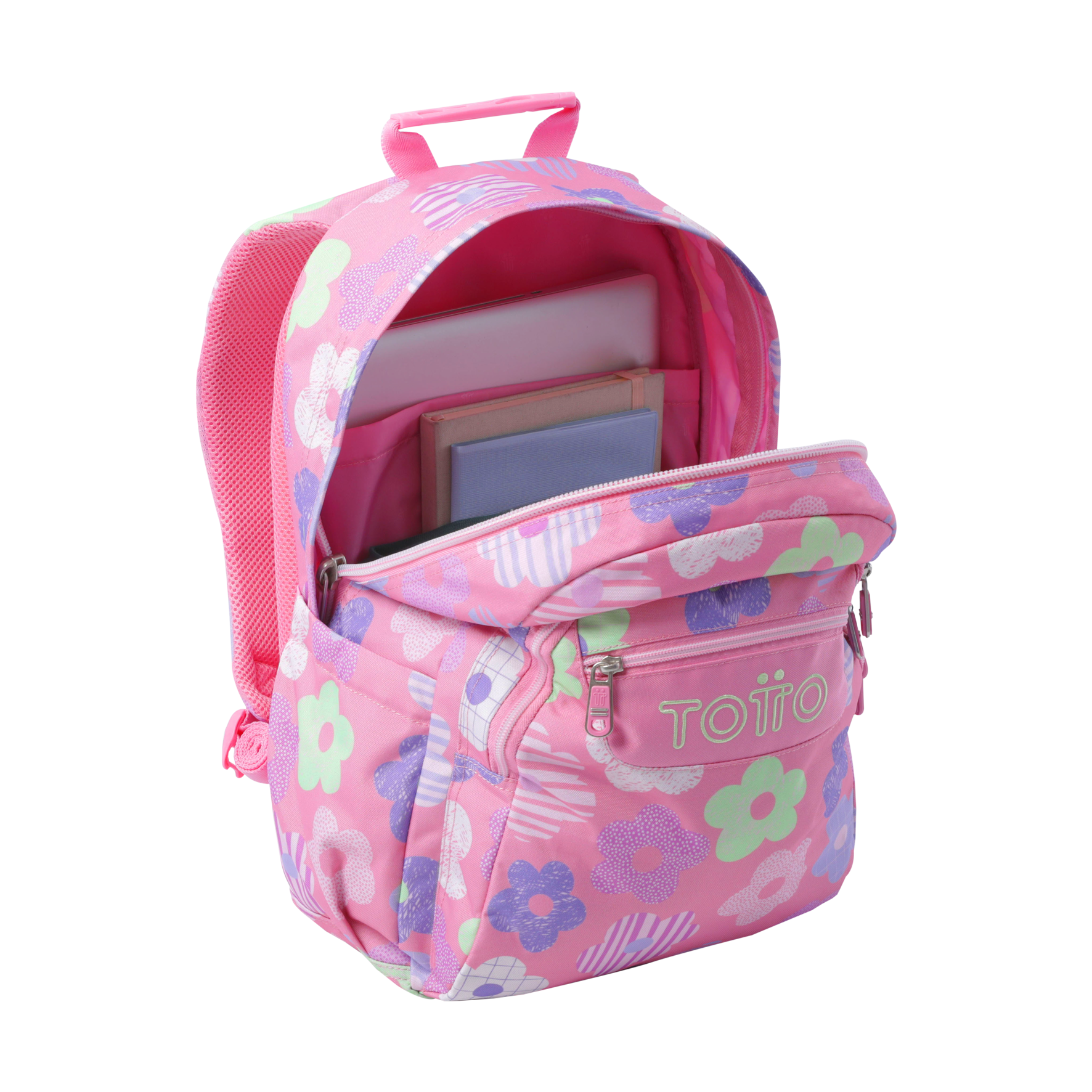Mochila escolar Totto tamanho l modelo acuarela para 8 a 12 anos ( Imagem 3 de 4 ) - Preview