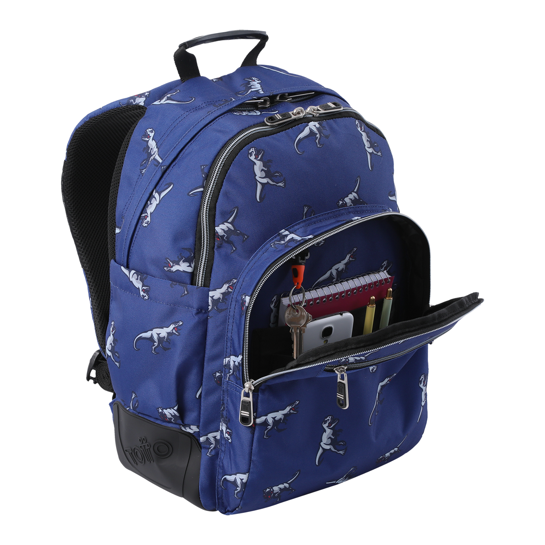 Mochila escolar Totto tamanho l modelo rayol para 8 a 12 anos ( Imagem 3 de 4 ) - Preview