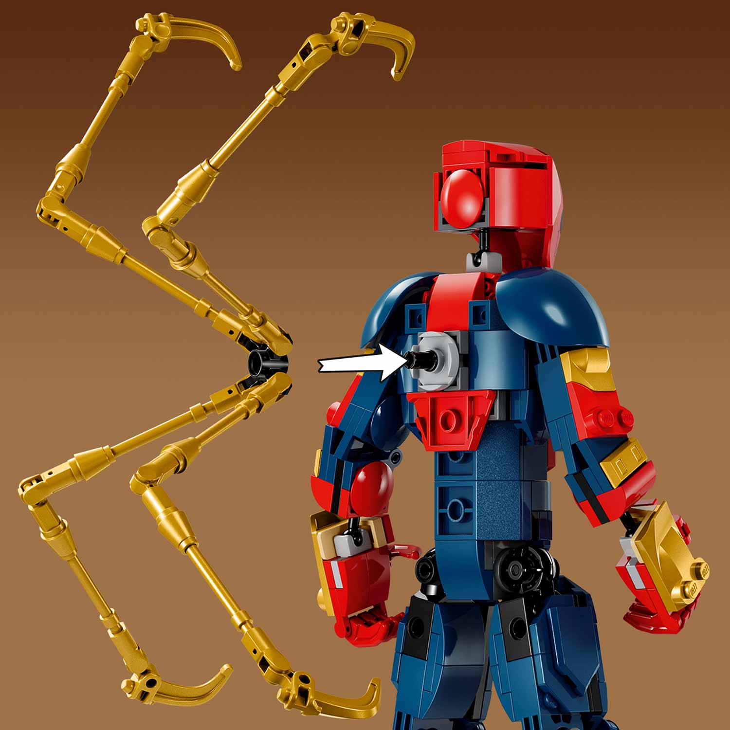 Lego Marvel Figura De Construção Do Iron Spider-Man 76298 ( Imagem 3 de 4 ) - Preview