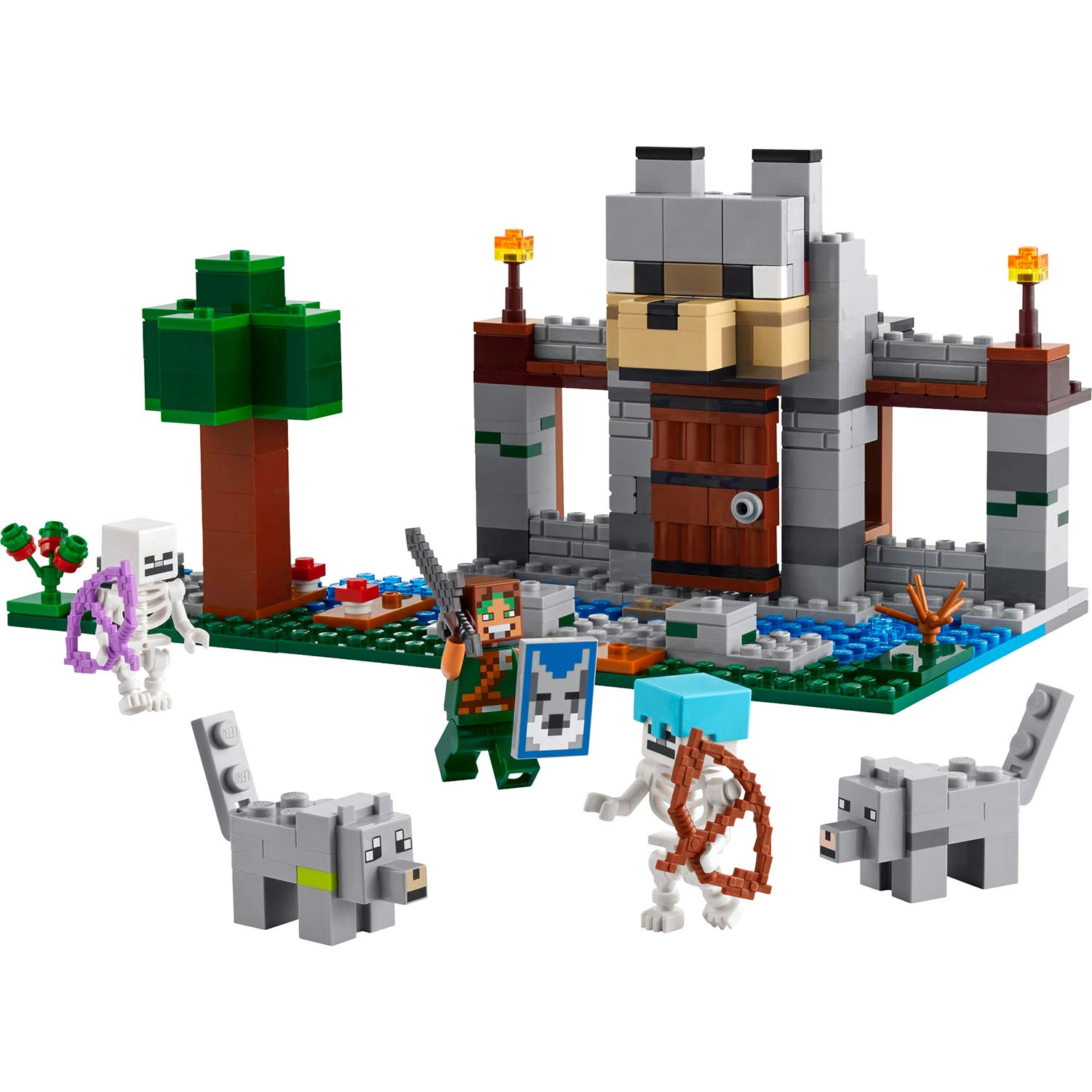Lego Minecraft A Fortaleza Dos Lobos 21261 ( Imagem 2 de 4 ) - Preview