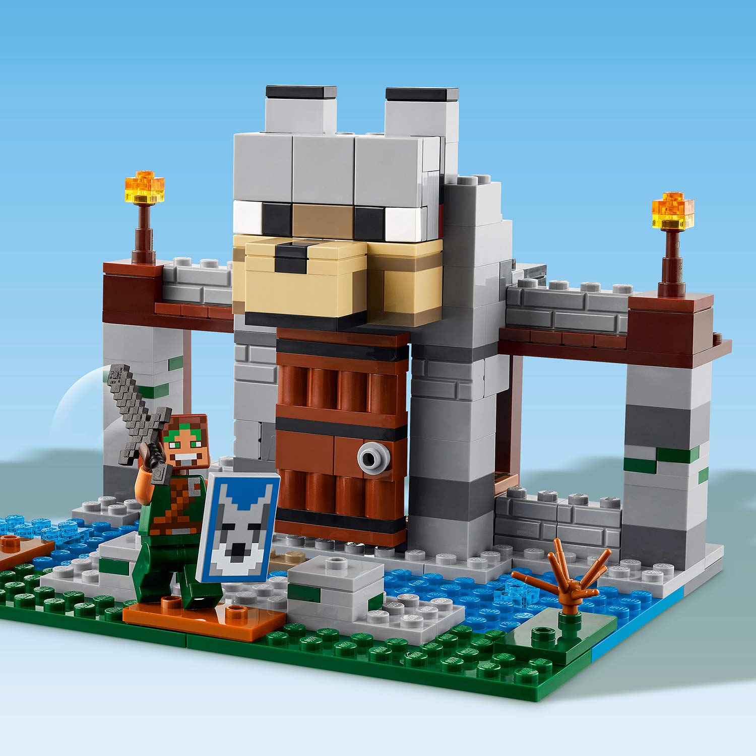 Lego Minecraft A Fortaleza Dos Lobos 21261 ( Imagem 3 de 4 ) - Preview