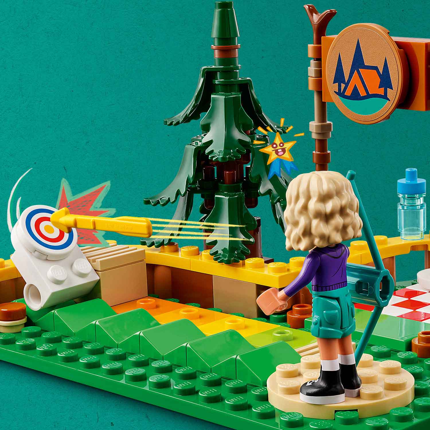 Lego Friends Campo De Aventuras De Tiro Com Arco 42622 ( Imagem 3 de 4 ) - Preview