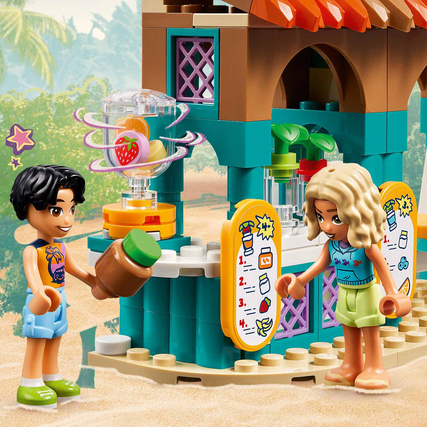 Lego Friends Banca de Batidos de Praia 42625 ( Imagem 3 de 4 ) - Preview