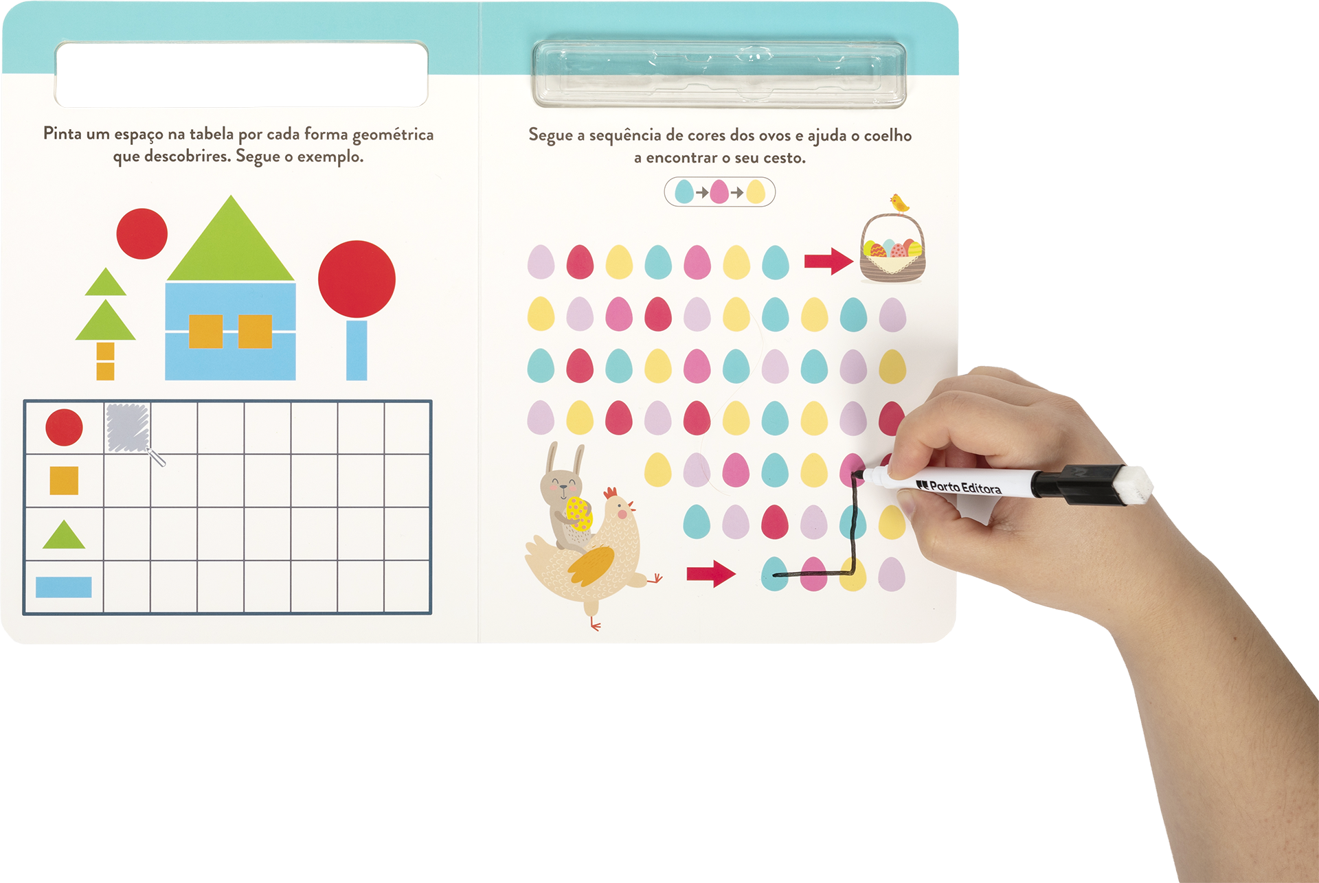 Escreve e aprende - Cores e formas ( Imagem 2 de 2 ) - Preview
