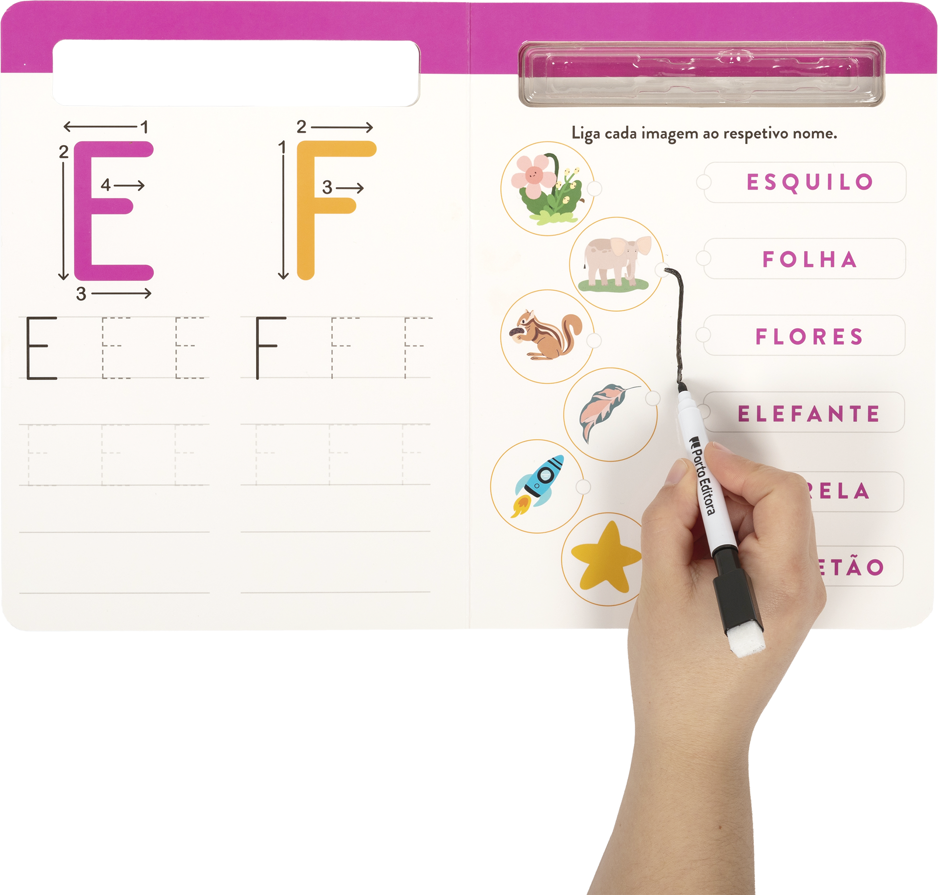 Escreve e aprende - Letras de A a Z ( Imagem 2 de 2 ) - Preview