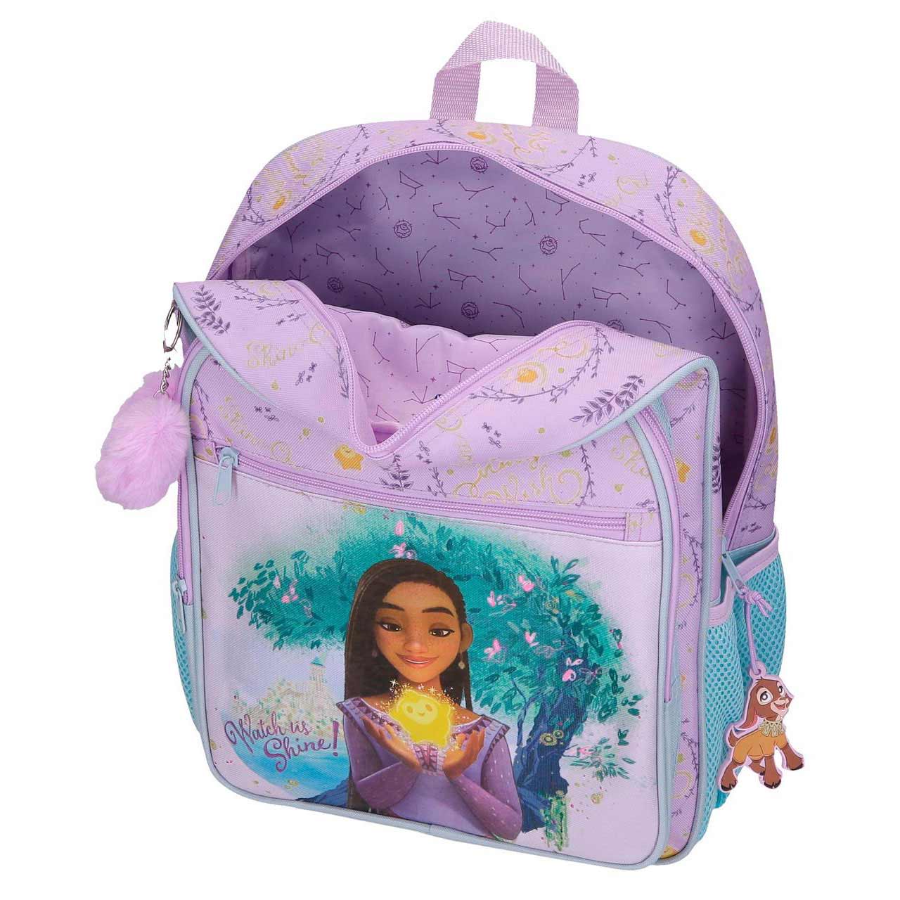 Mochila Disney Wish Watch Us Shine 38X30X12Cm 29824D1 ( Imagem 3 de 4 ) - Preview