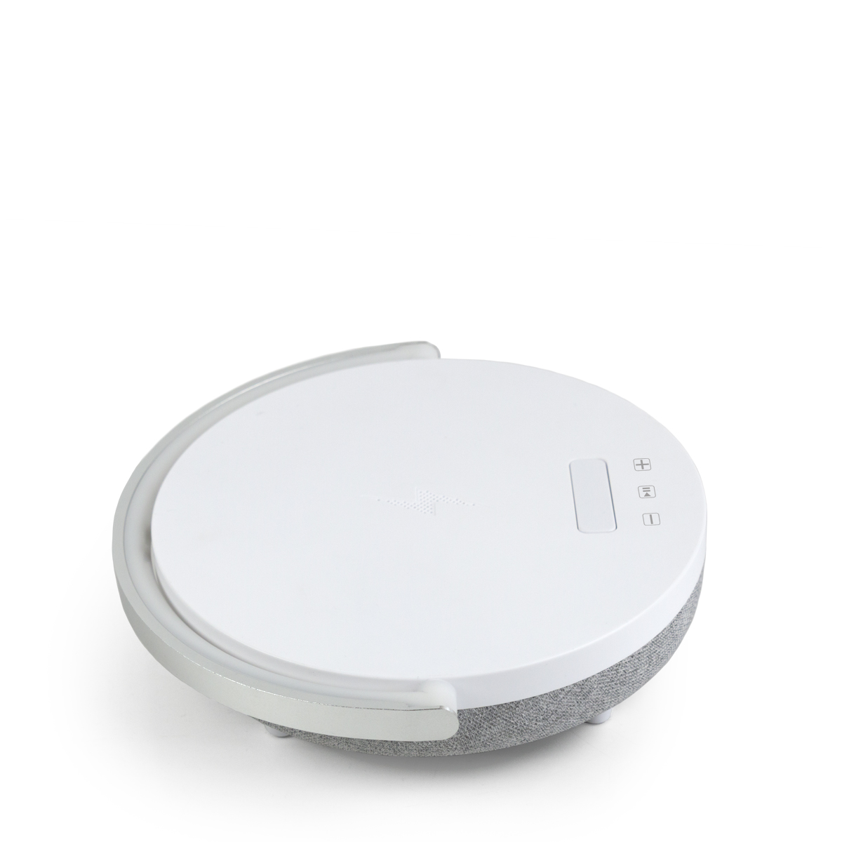 Coluna Bluetooth PRIXTON Speaker Ligth Base Carga Lâmpada LED - Branco ( Imagem 2 de 4 ) - Preview