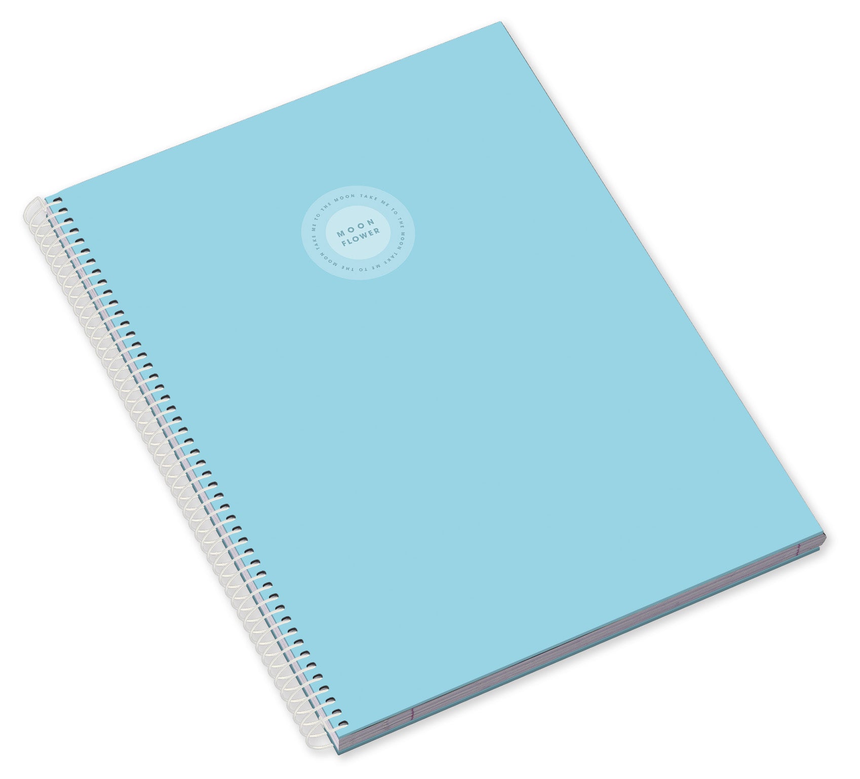 Caderno Espiral Capa Dura A4 80F 90G Campus Moonflower Quadriculado 24 ( Imagem 4 de 4 ) - Preview