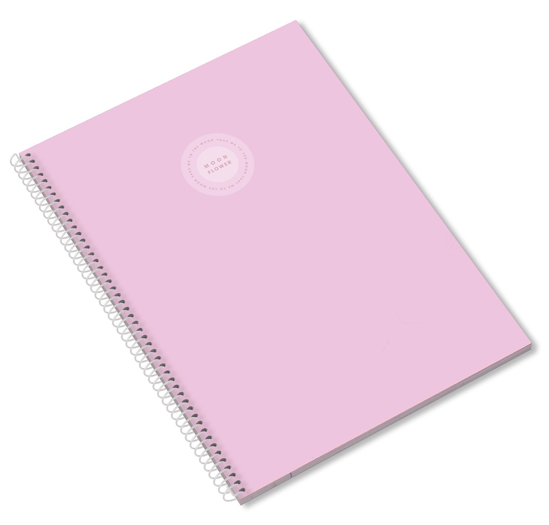 Caderno Espiral A4 80F Campus Moonflower Quadriculado 24 ( Imagem 3 de 4 ) - Preview