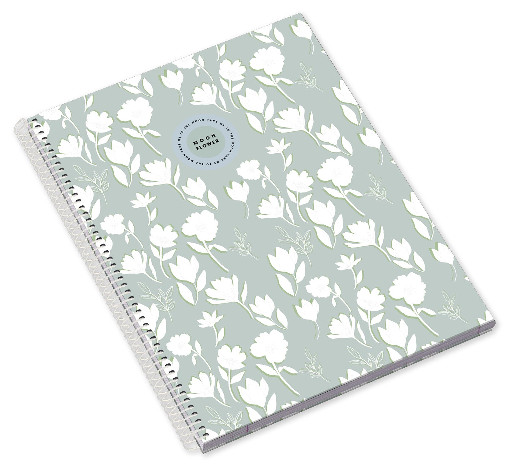 Caderno Espiral Capa Dura A4 80F 90G Teen Moonflower Pautado 24 ( Imagem 2 de 4 ) - Preview