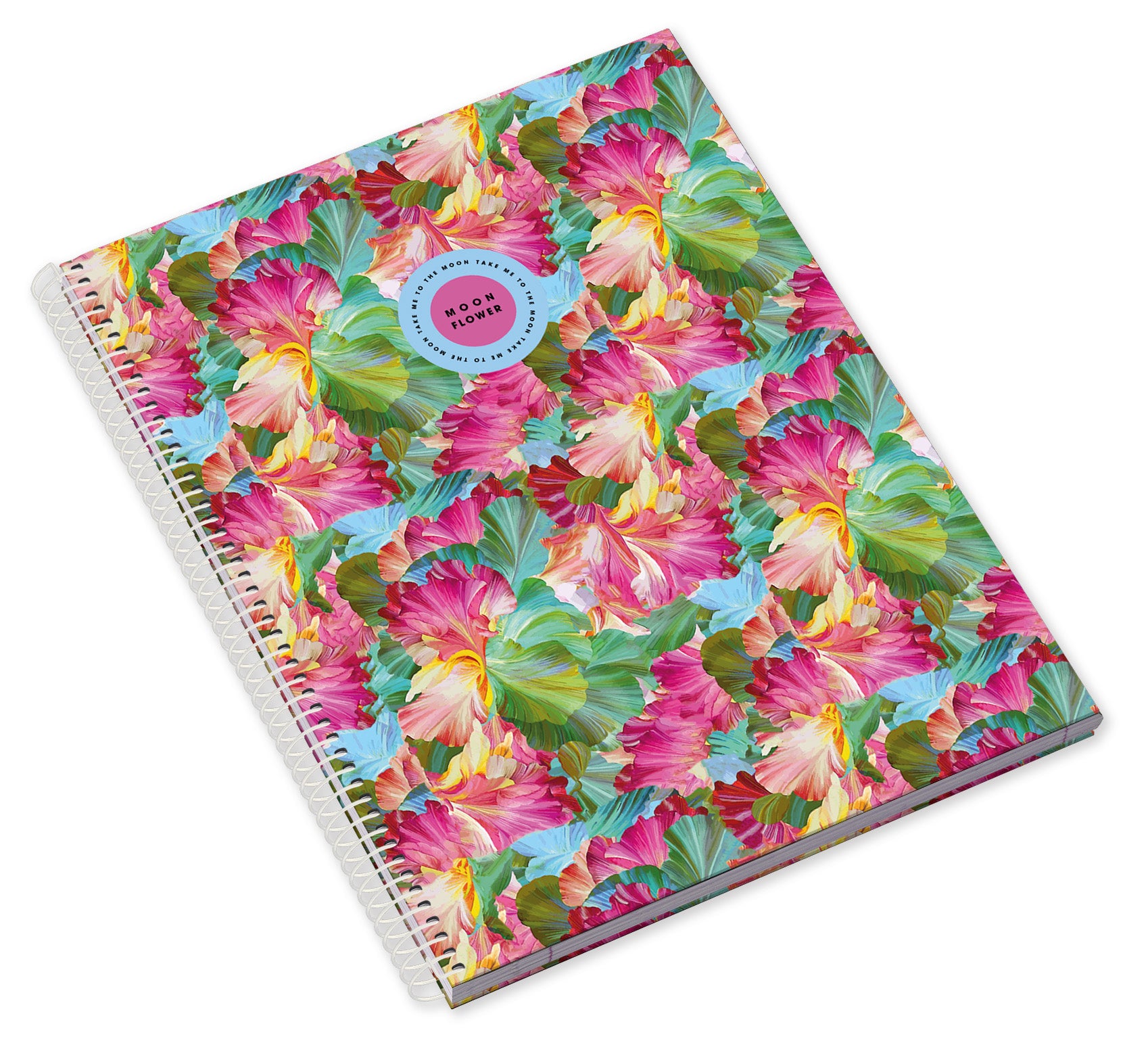 Caderno Espiral Capa Dura A4 80F 90G Teen Moonflower Pautado 24 ( Imagem 4 de 4 ) - Preview
