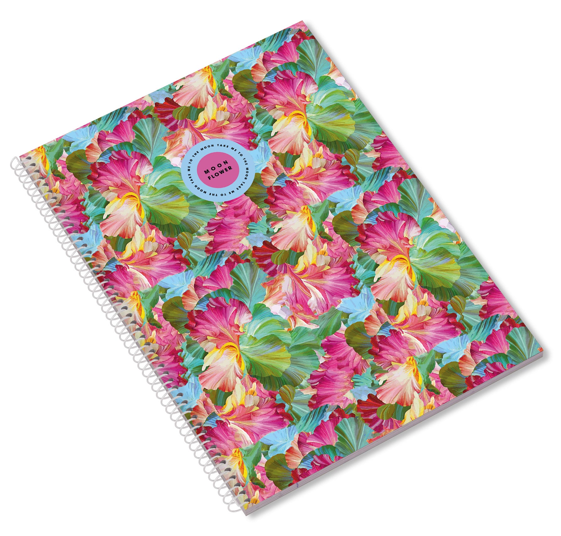 Caderno Espiral A4 80F Teen Moonflower Quadriculado 24 ( Imagem 3 de 4 ) - Preview