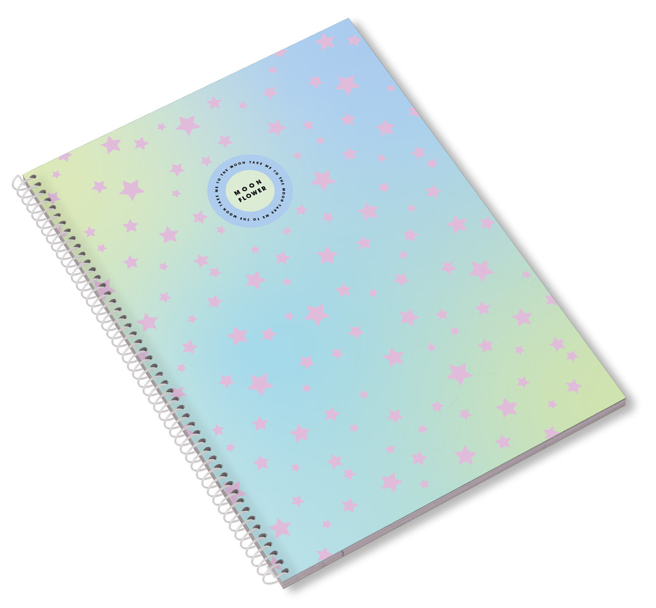 Caderno Espiral A5 80F Teen Moonflower Quadriculado 24 ( Imagem 4 de 4 ) - Preview