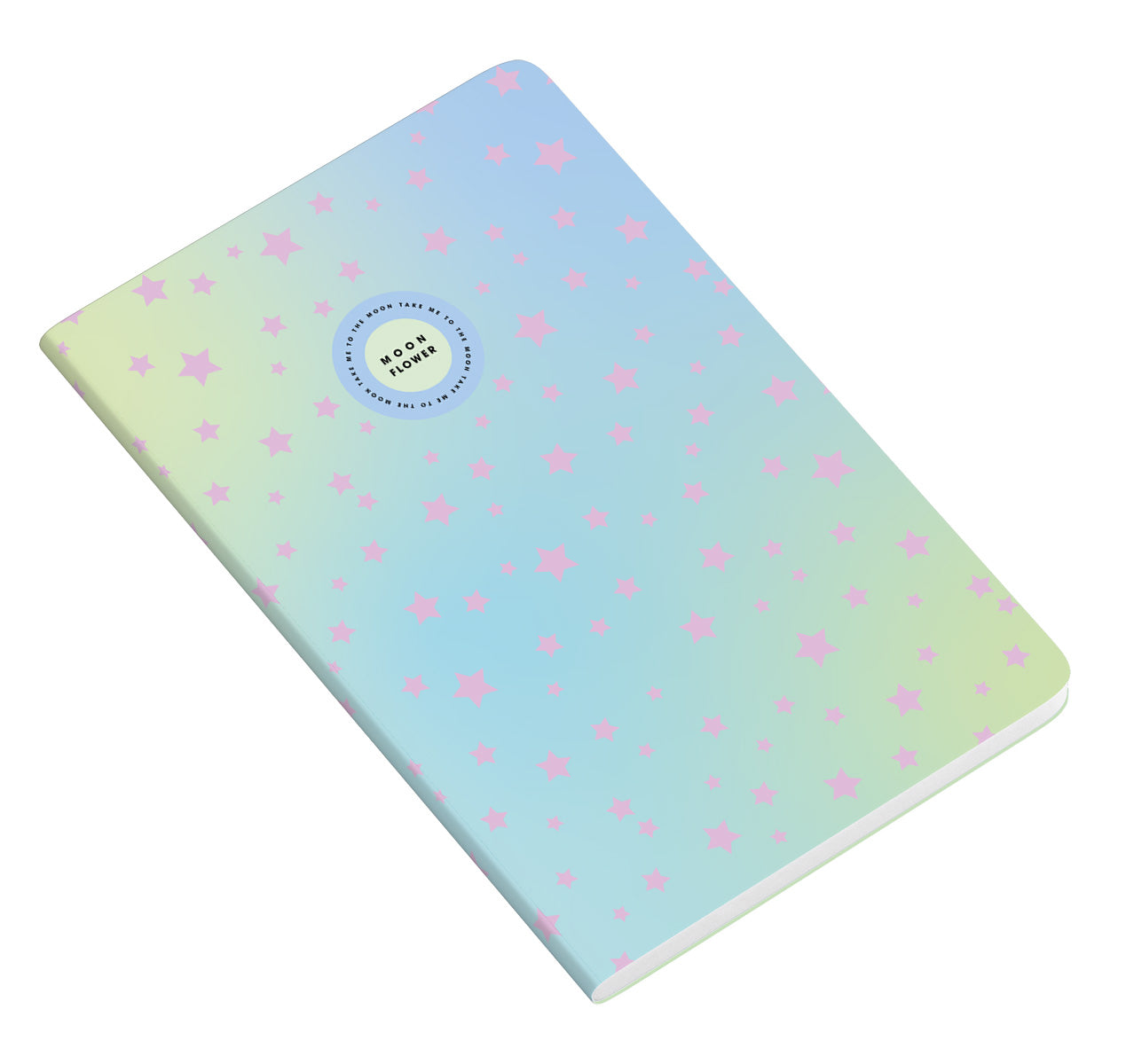 Caderno Agrafado A5 48F 90G Teen Moonflower Pautado 24 ( Imagem 2 de 4 ) - Preview