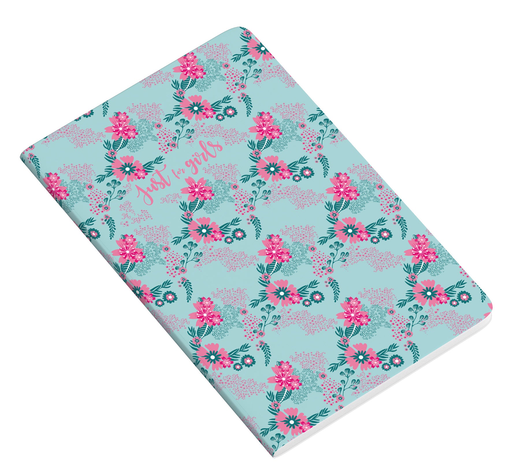 Caderno Agrafado PP A4 48F 90G Just4Girls Flowers Pautado 24 ( Imagem 3 de 3 ) - Preview