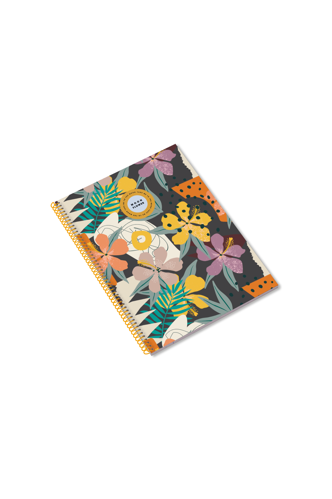 Caderno Espiral A4 80F Teen Moonflower Pautado 23 ( Imagem 2 de 4 ) - Preview