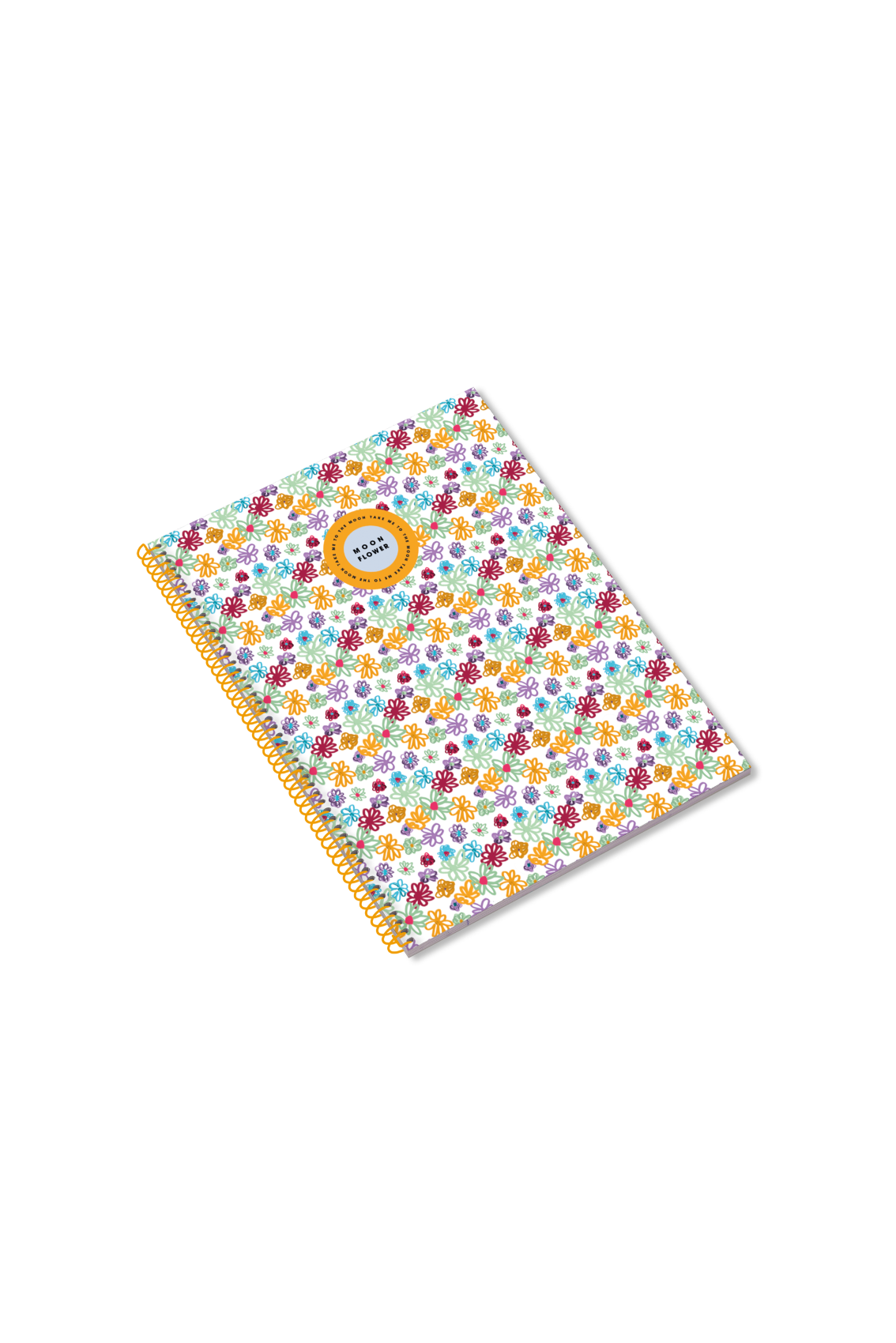 Caderno Espiral A4 80F Teen Moonflower Pautado 23 ( Imagem 3 de 4 ) - Preview