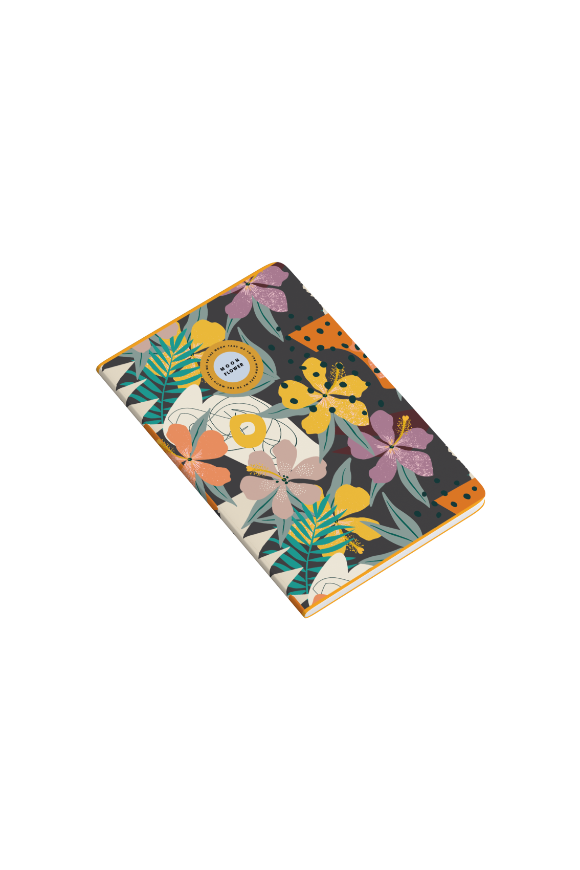 Caderno Agrafado A4 48F 90G Teen Moonflower Pautado 23 ( Imagem 2 de 4 ) - Preview