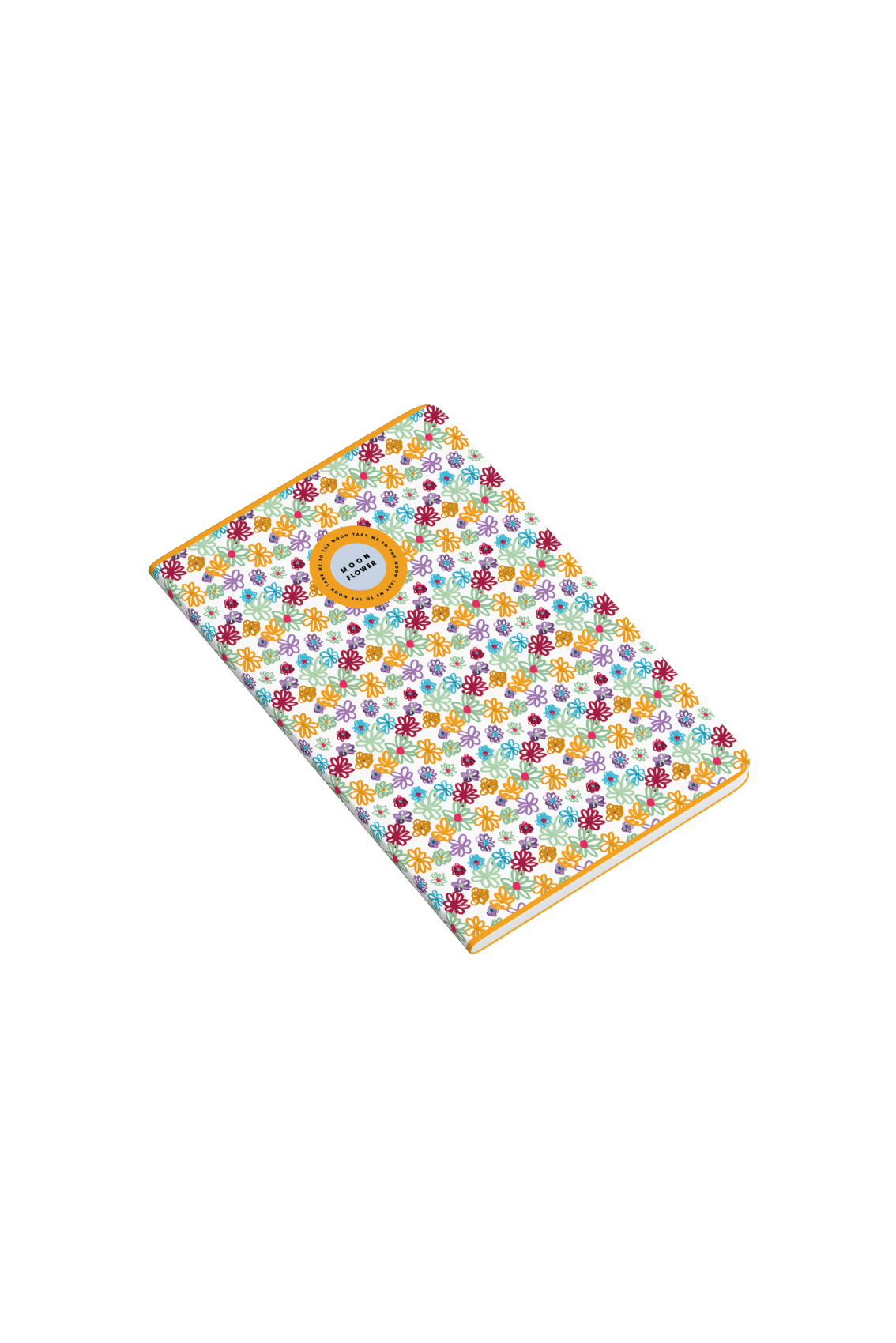 Caderno Agrafado A4 48F 90G Teen Moonflower Pautado 23 ( Imagem 3 de 4 ) - Preview
