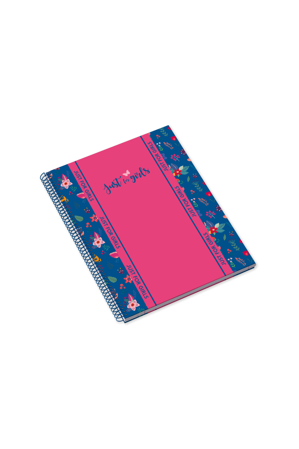 Caderno Espiral Capa Dura A4 80F 90G Just4Girls Flowers Pautado 23 ( Imagem 2 de 2 ) - Preview