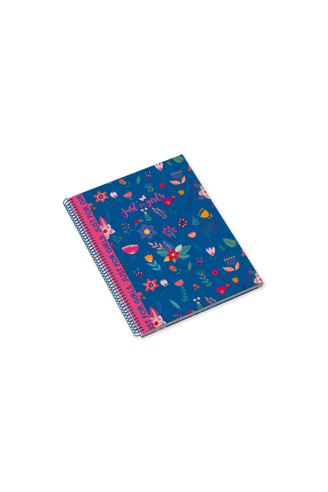 Caderno Espiral Capa Dura A5 80F 90G Just4Girls Flowers Pautado 23 ( Imagem 2 de 2 ) - Preview