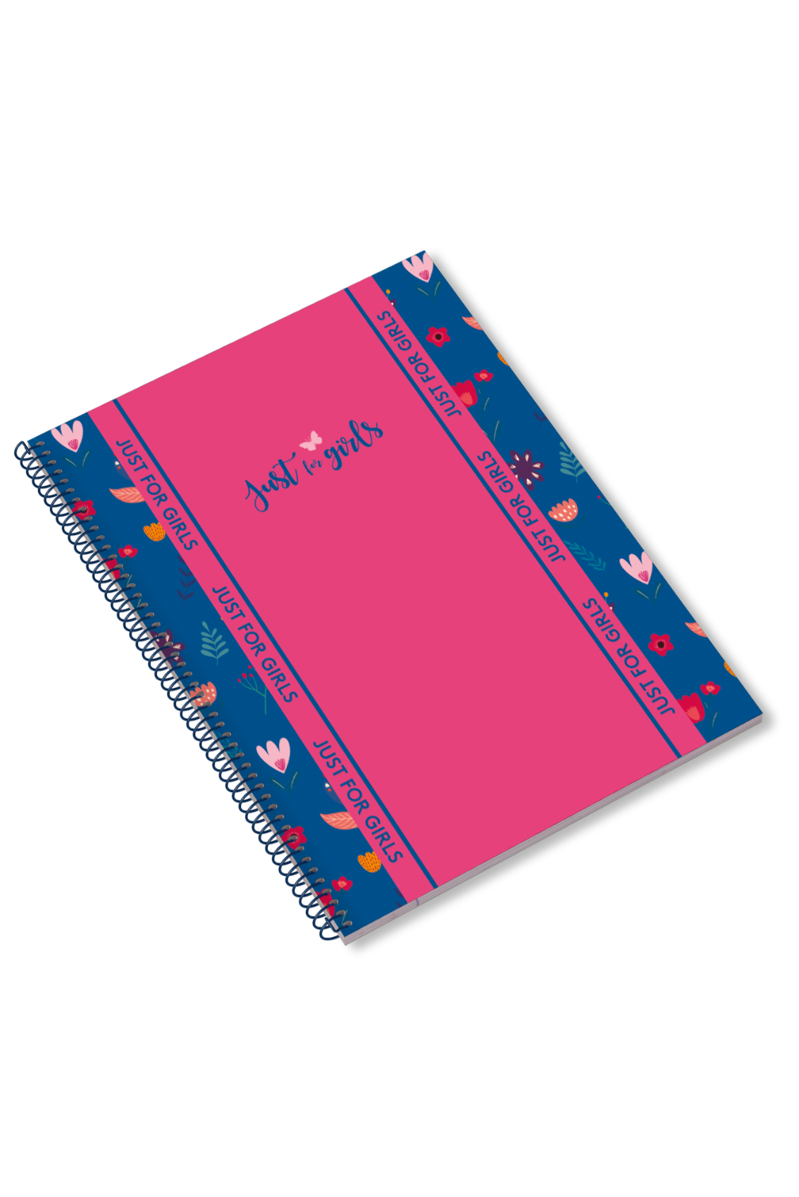 Caderno Espiral A5 80F Just4Girls Flowers Pautado 23 ( Imagem 2 de 2 ) - Preview