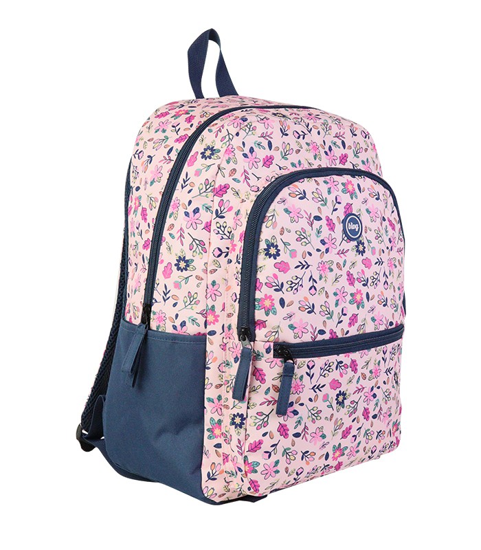 Mochila Escolar Clássica B'LOG FLOWERS ( Imagem 2 de 2 ) - Preview