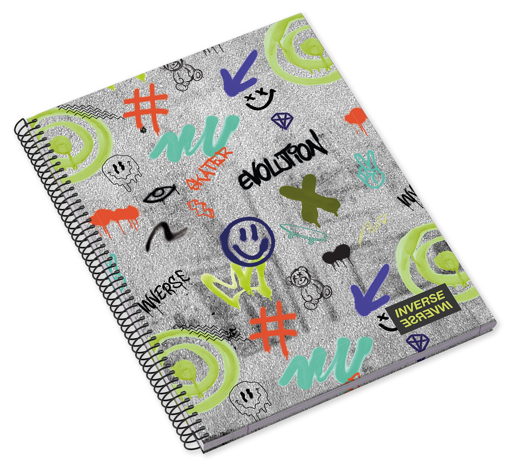 Caderno Espiral Capa Dura A4 80F 90G Teen Inverse Pautado 24 ( Imagem 3 de 4 ) - Preview