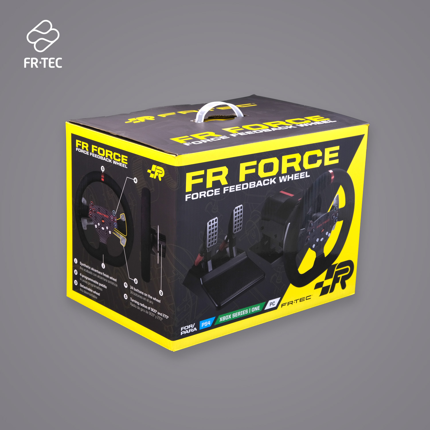 Volante FR-TEC - FR-Force Racing Wheel ( Imagem 3 de 3 ) - Preview